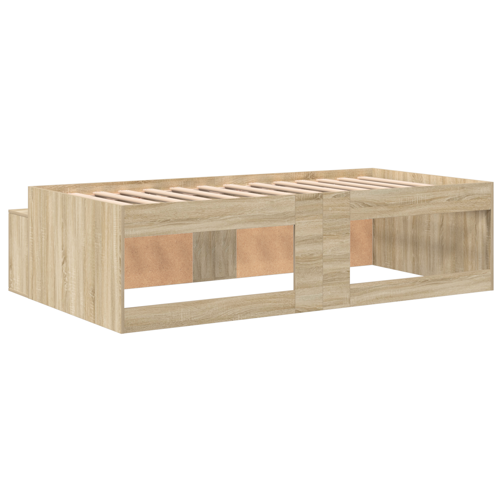 Storage Bed Frame Sonoma Oak 80x200 cm - Image 8
