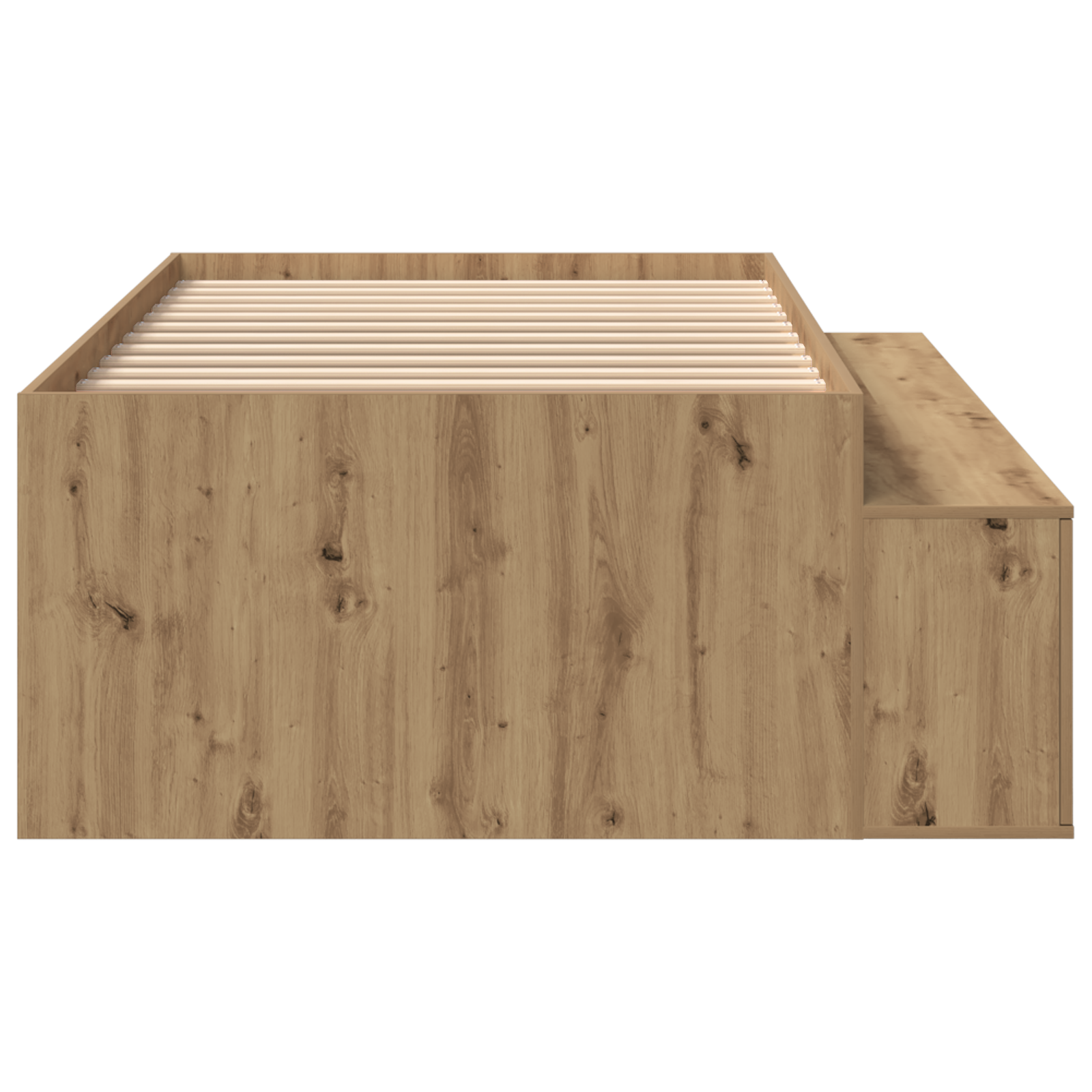 Storage Bed Frame Artisan Oak 80x200 cm - Image 7