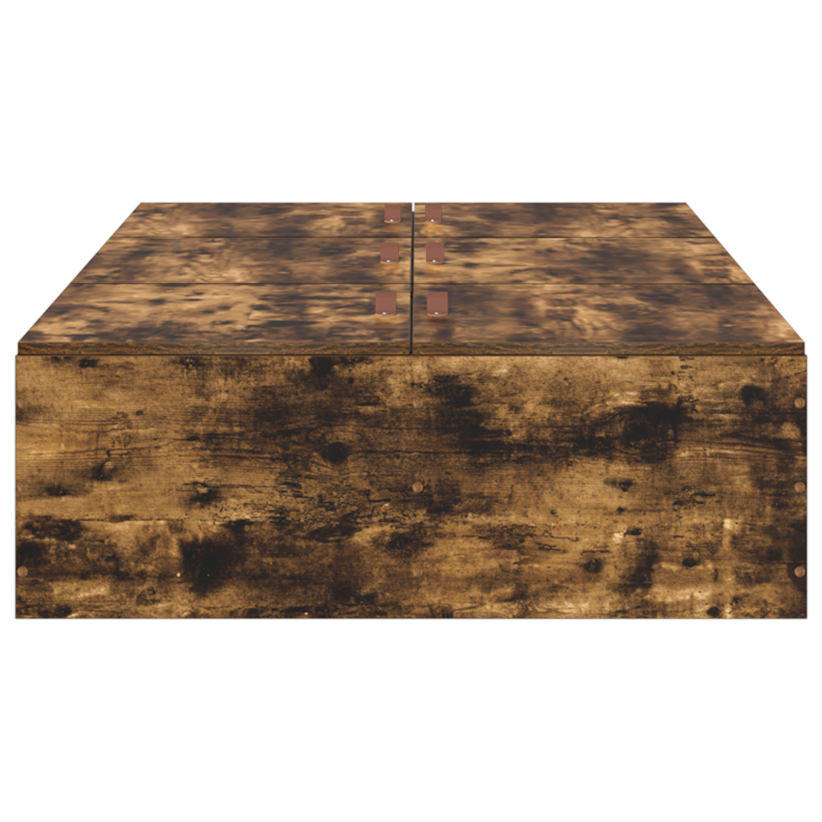 Storage Bed Frame Smoked Oak 80x200 cm - Image 6