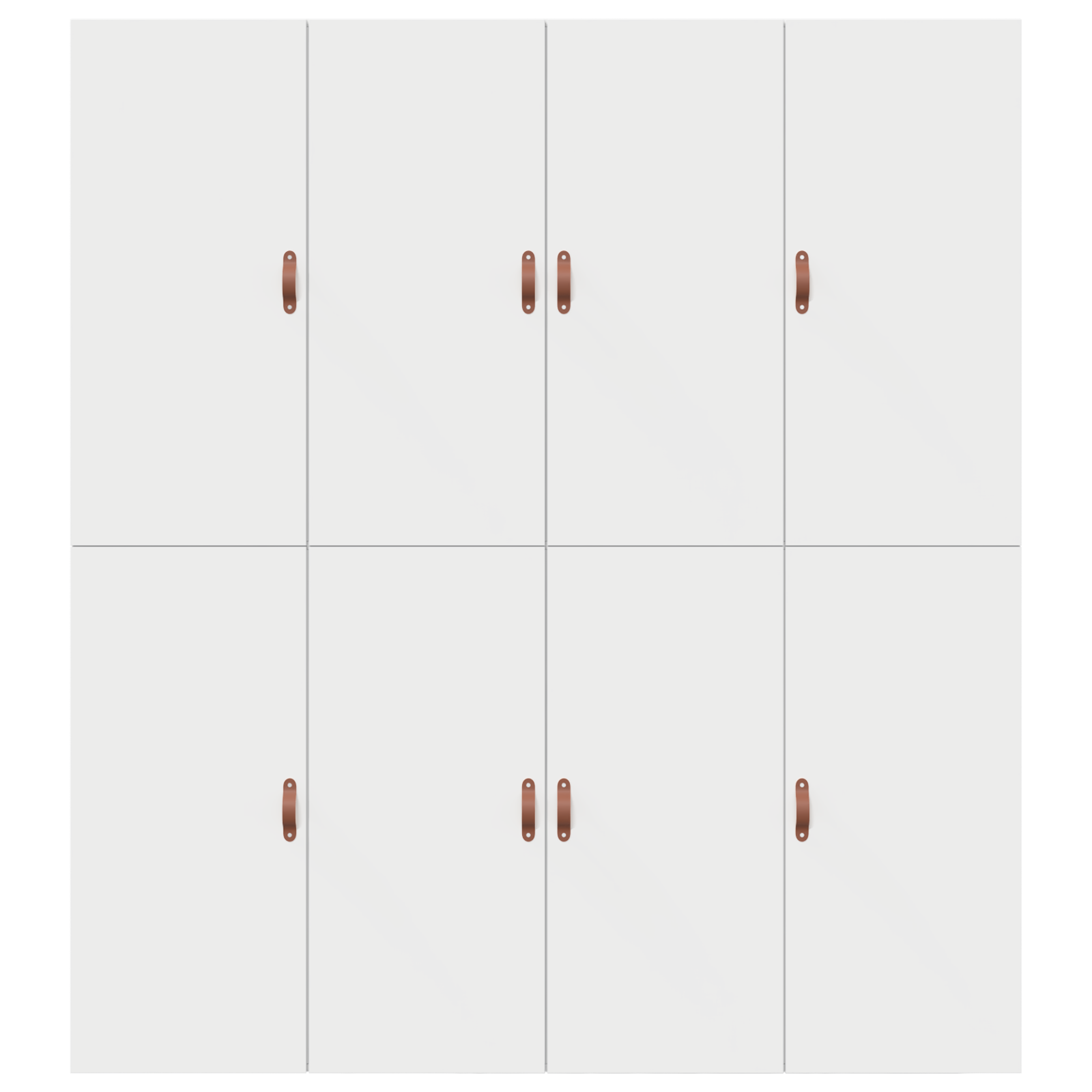 Storage Bed Frame White 200x200 cm - Image 9