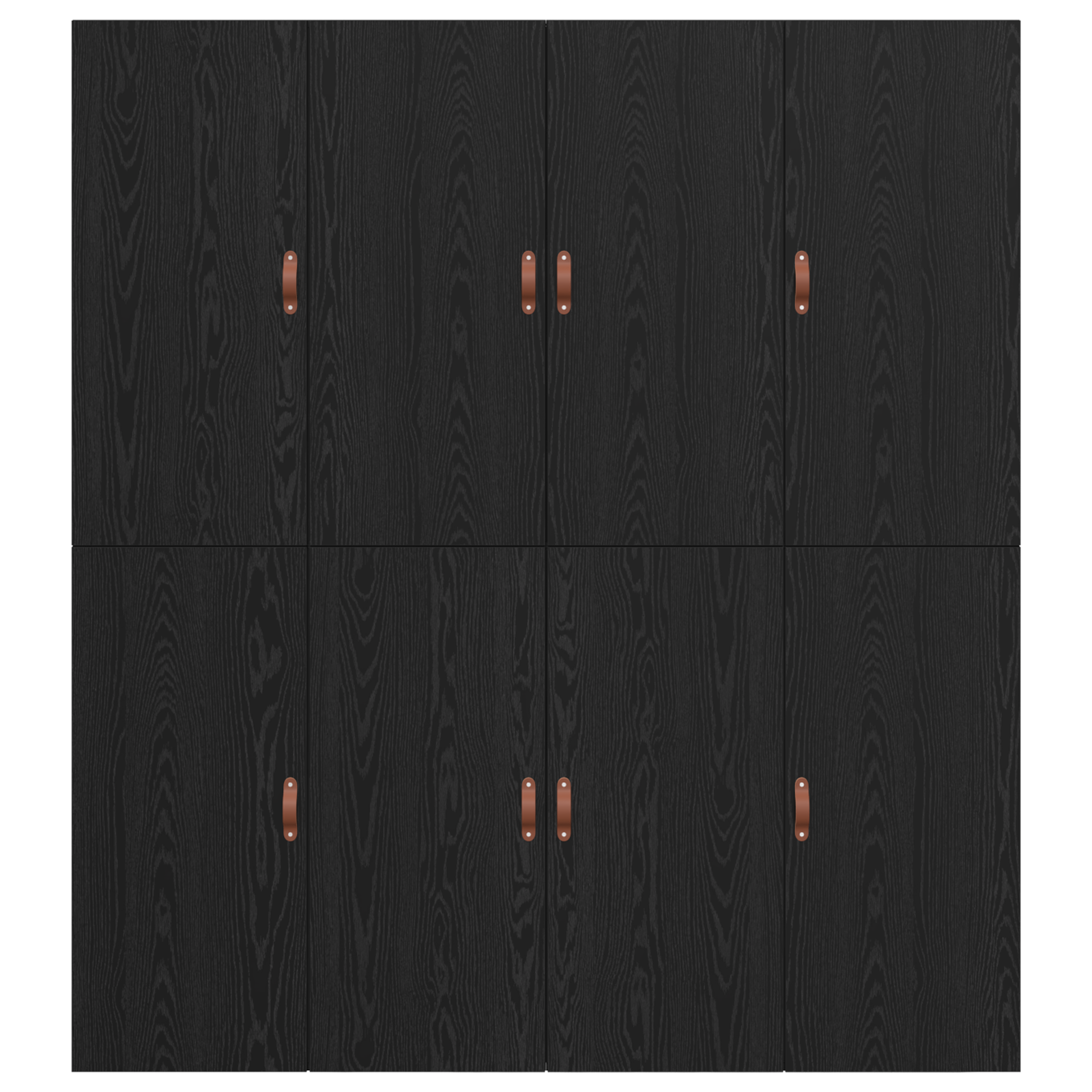 Storage Bed Frame Black Oak 200x200 cm - Image 9