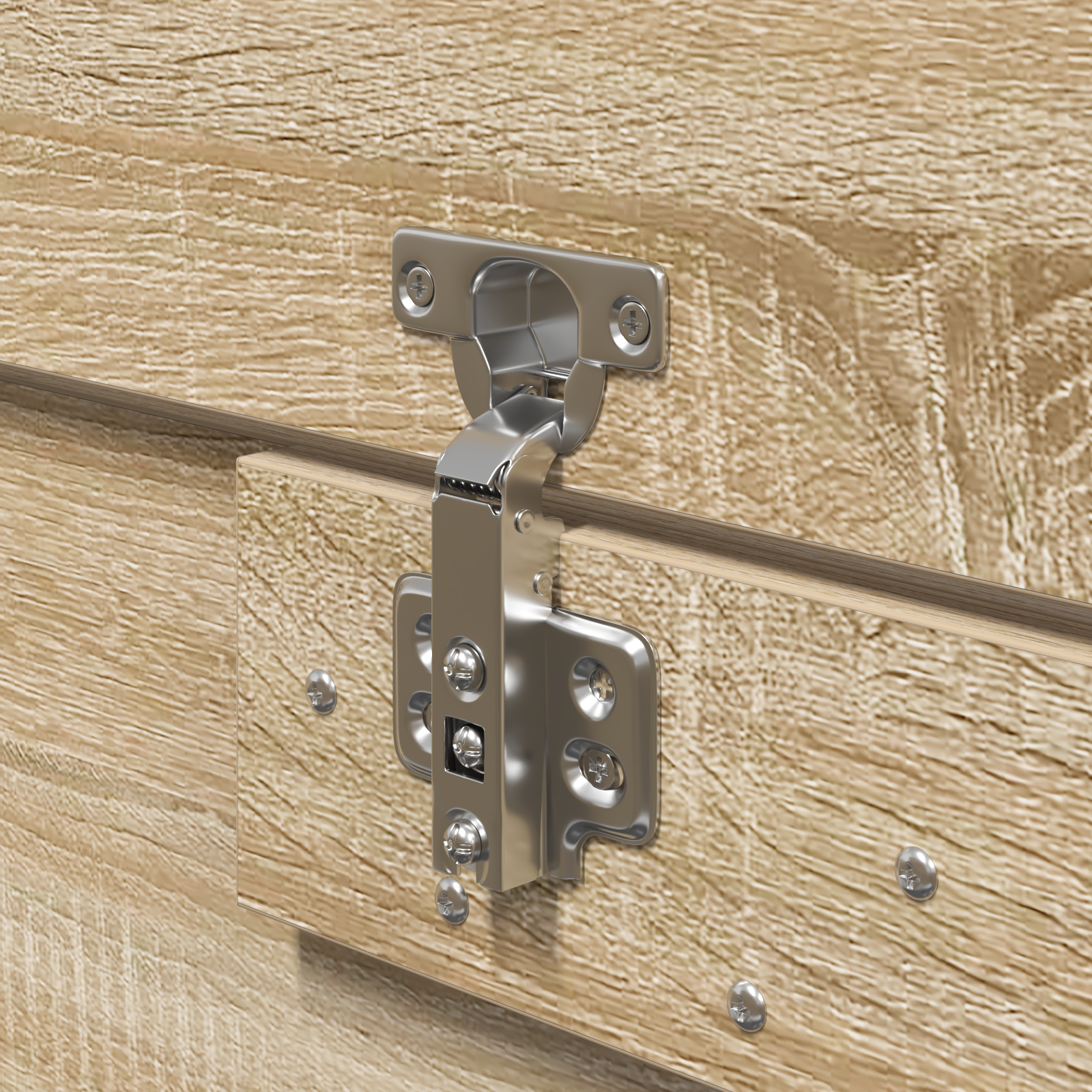 Storage Bed Frame Sonoma Oak 200x200 cm - Image 11