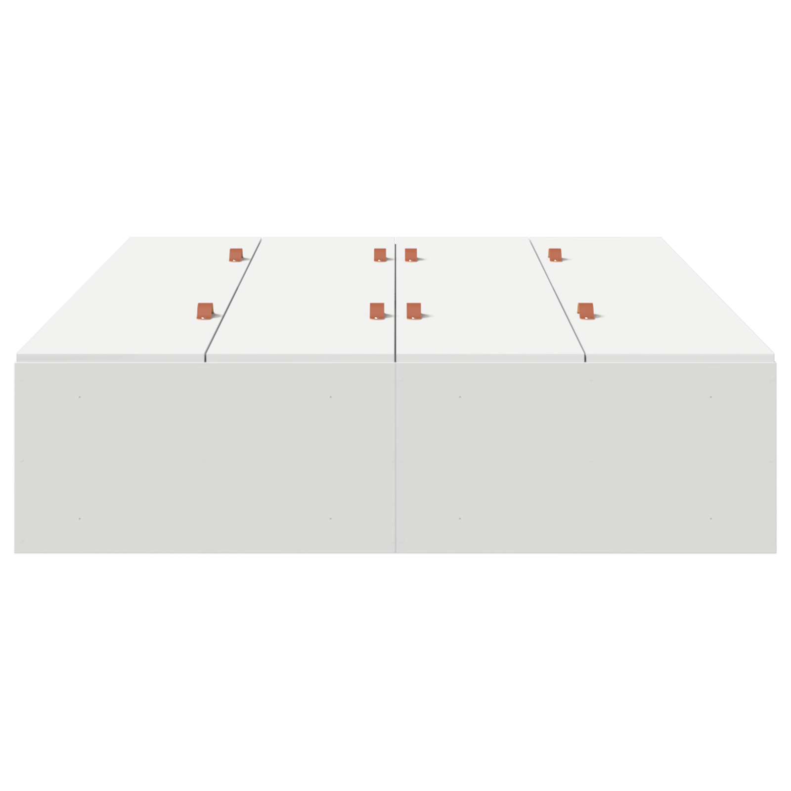 Storage Bed Frame White 120x200 cm - Image 6