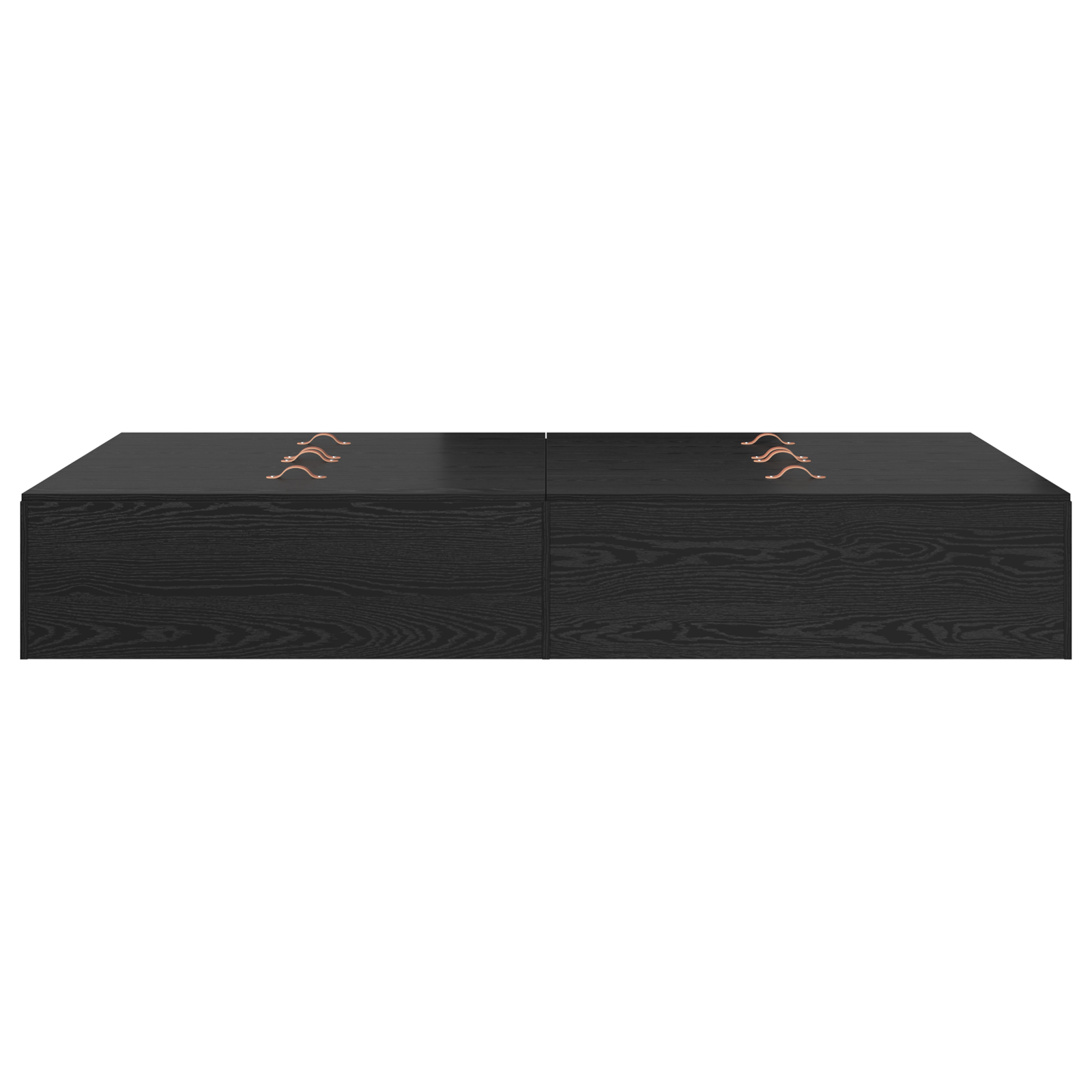 Storage Bed Frame Black Oak 120x200 cm - Image 7