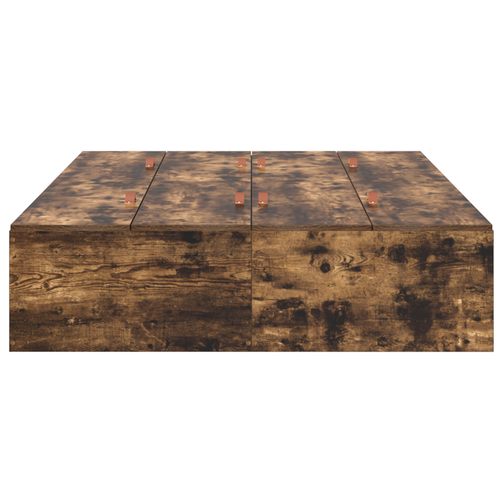 Storage Bed Frame Smoked Oak 120x200 cm - Image 6