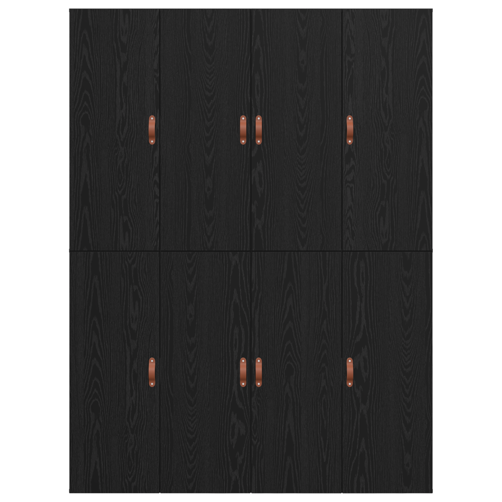 Storage Bed Frame Black Oak 140x200 cm - Image 9