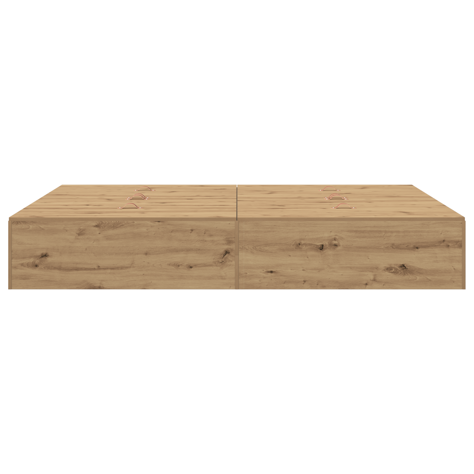 Storage Bed Frame Artisan Oak 140x200 cm - Image 7