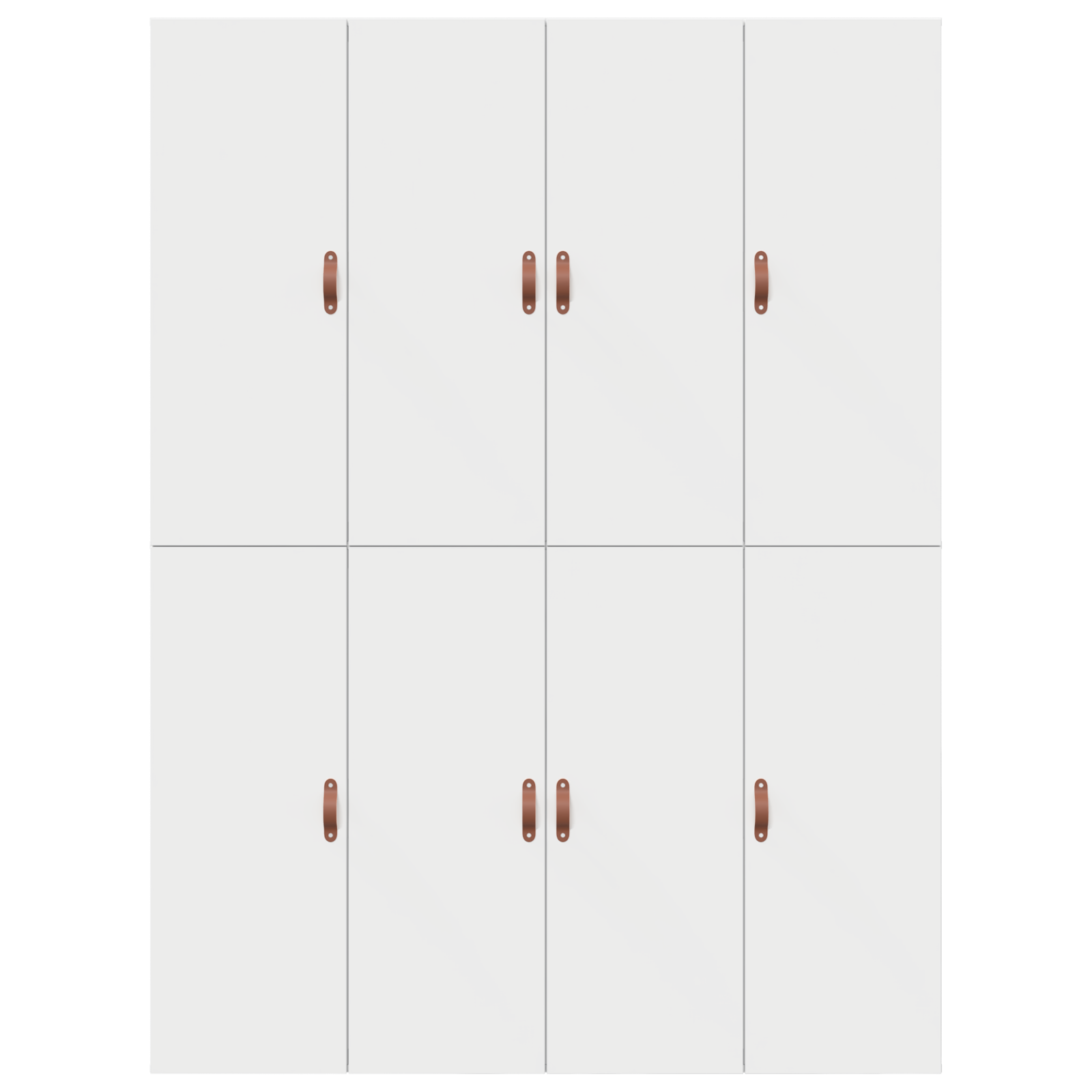 Storage Bed Frame White 150x200 cm - Image 9