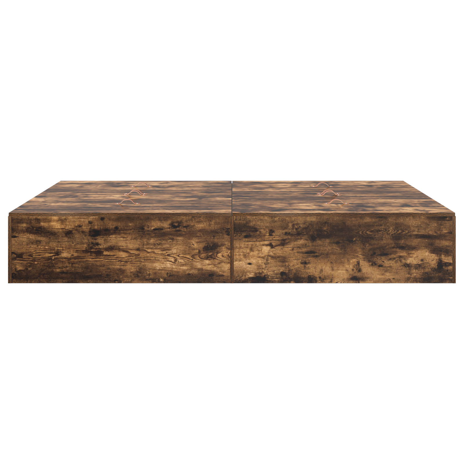 Storage Bed Frame Smoked Oak 150x200 cm - Image 7