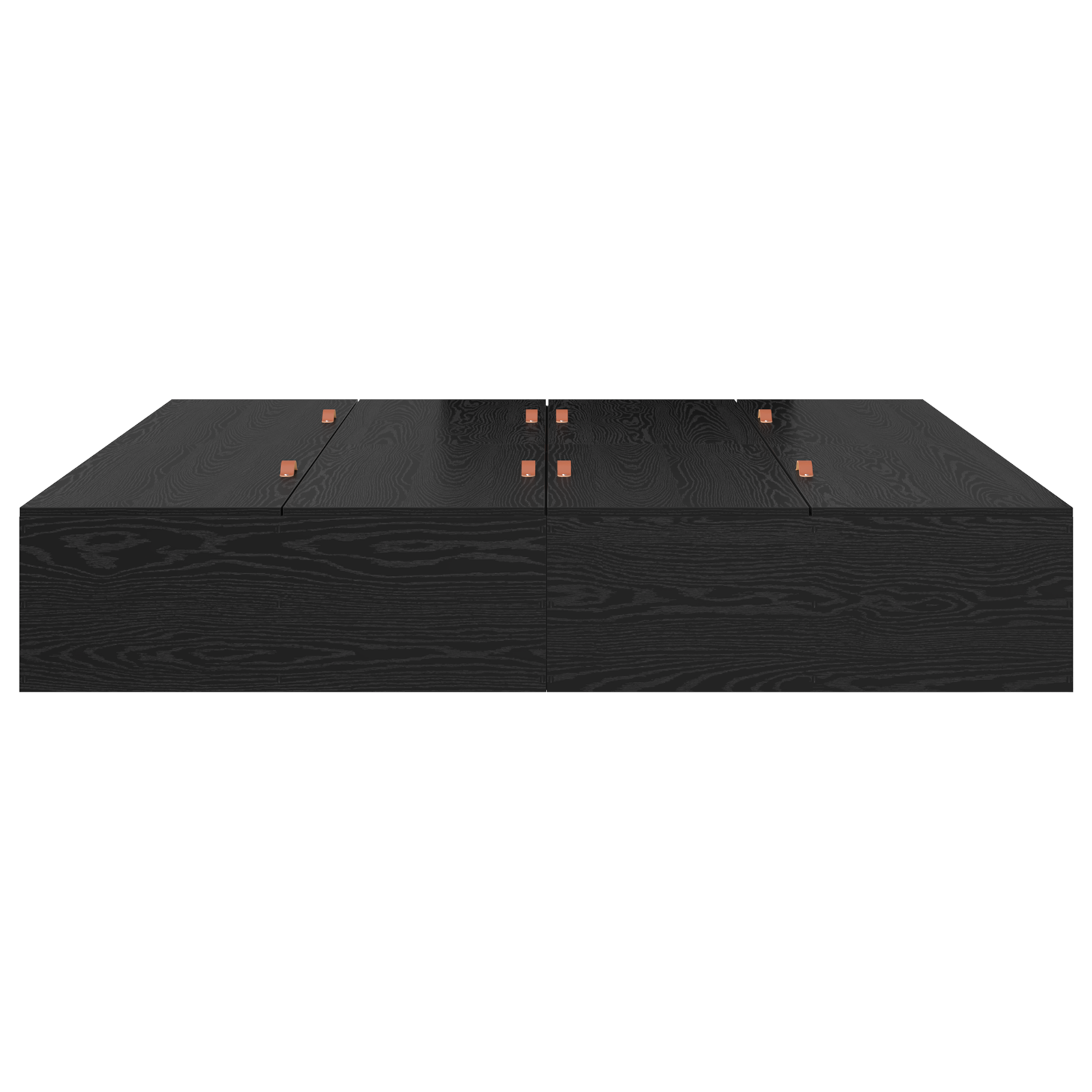 Storage Bed Frame Black Oak 180x200 cm - Image 6