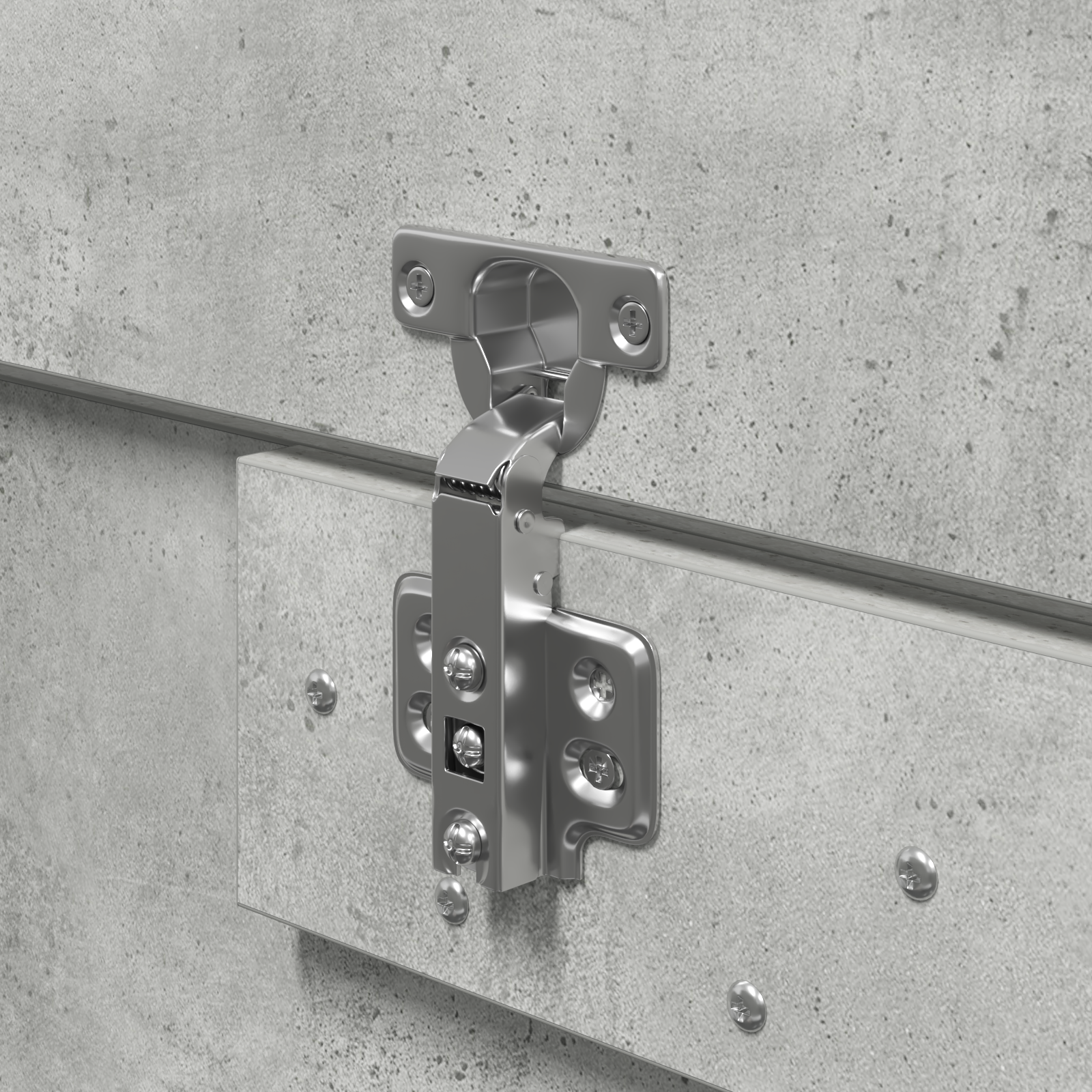 Storage Bed Frame Concrete Grey 180x200 cm - Image 11