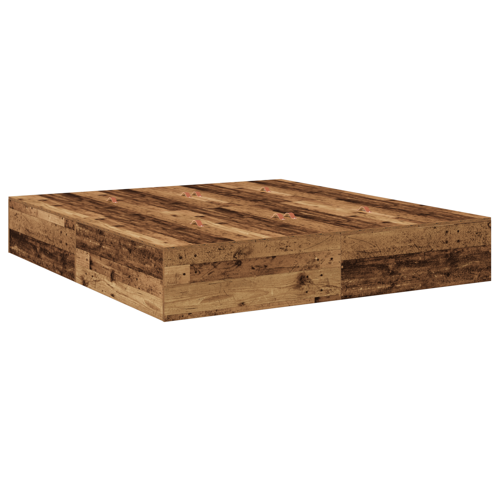Storage Bed Frame Old Wood 180x200 cm Engineered Wood - Image 3
