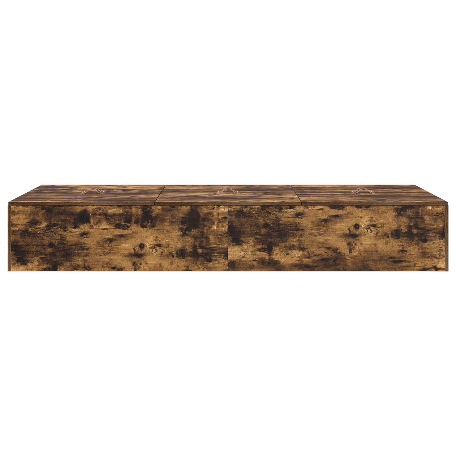 Storage Bed Frame Smoked Oak 75x190 cm - Image 7