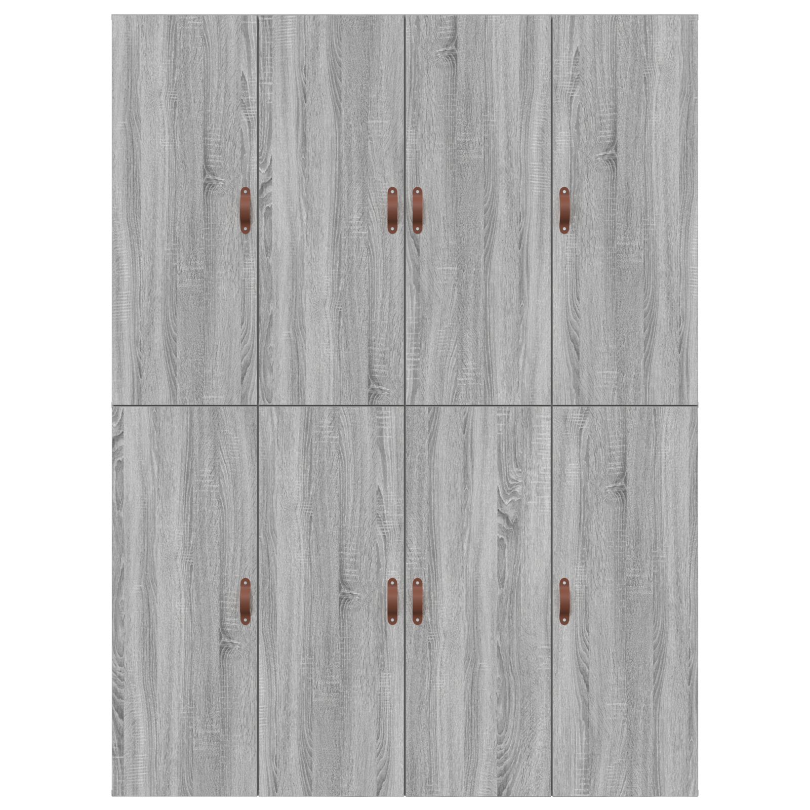 Storage Bed Frame Grey Sonoma 135x190 cm - Image 9