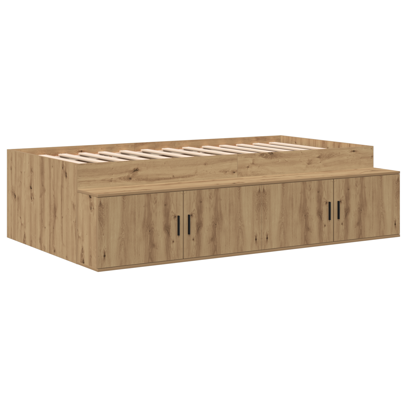 Storage Bed Frame Artisan Oak 100x200 cm - Image 6