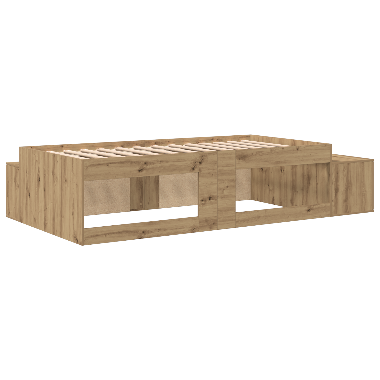 Storage Bed Frame Artisan Oak 100x200 cm - Image 9