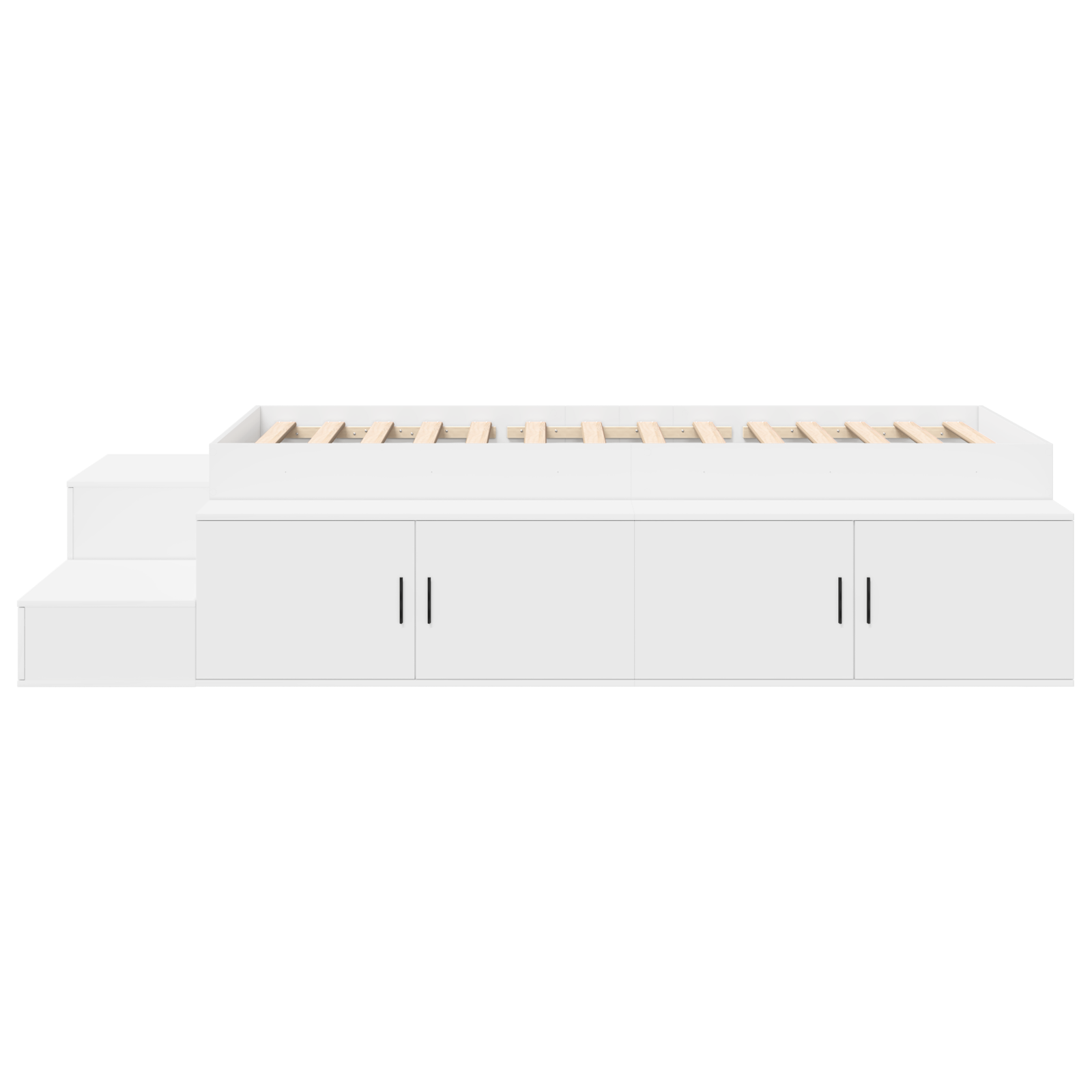 Storage Bed Frame White 80x200 cm - Image 7