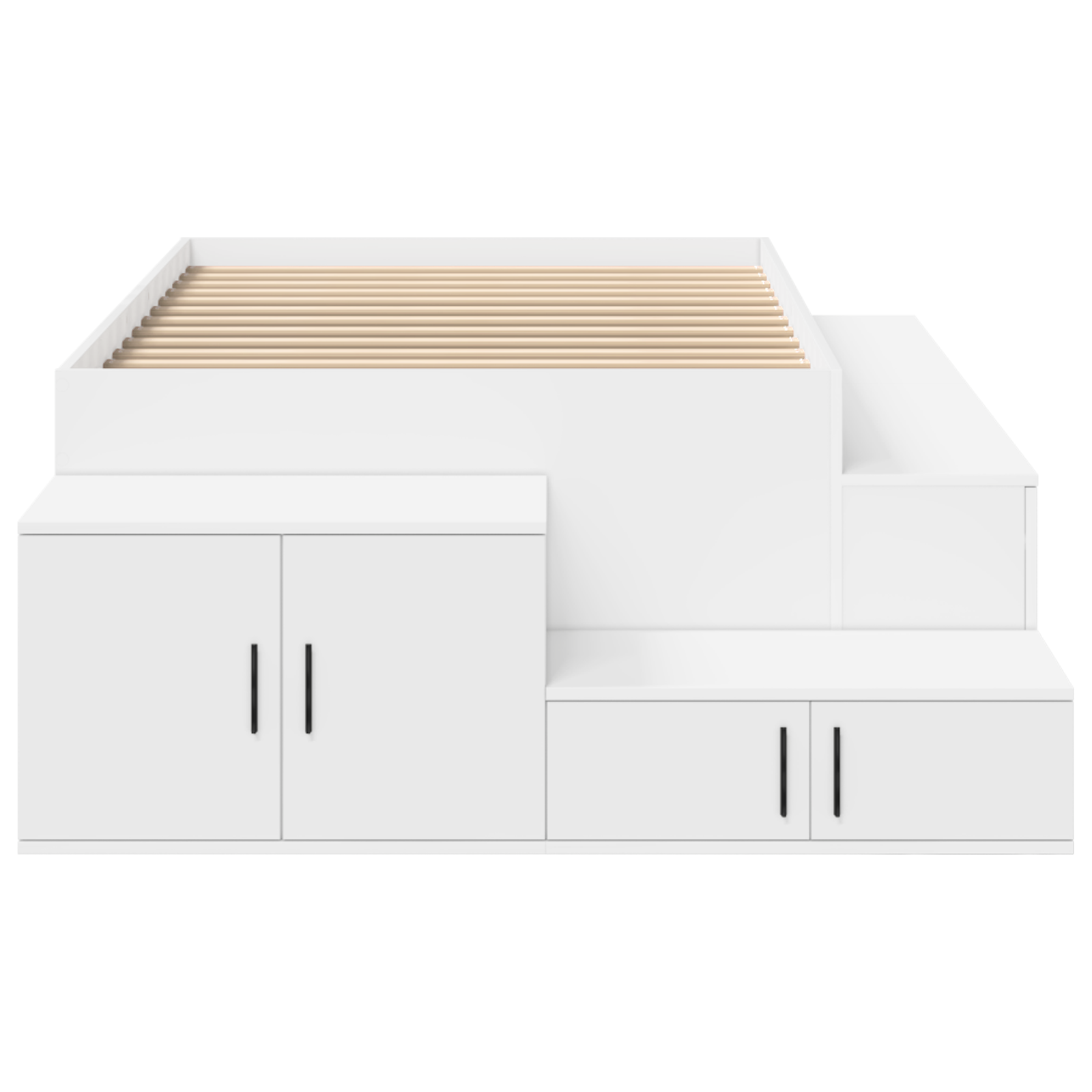 Storage Bed Frame White 80x200 cm - Image 8