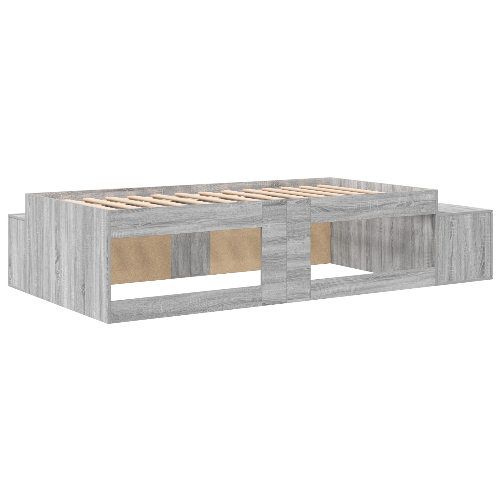 Storage Bed Frame Grey Sonoma 80x200 cm - Image 9