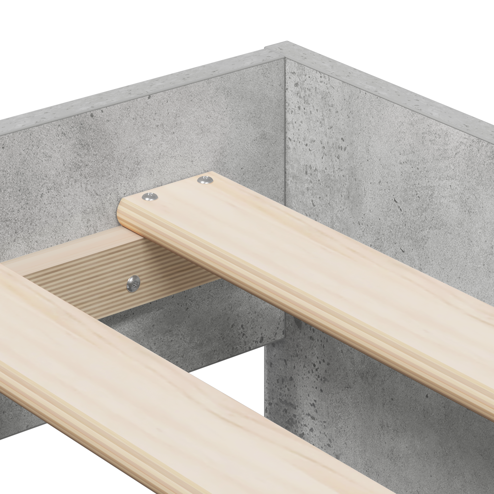 Saugojimo Lovos Rėmas Betono Pilkos 90x190 cm - Image 10