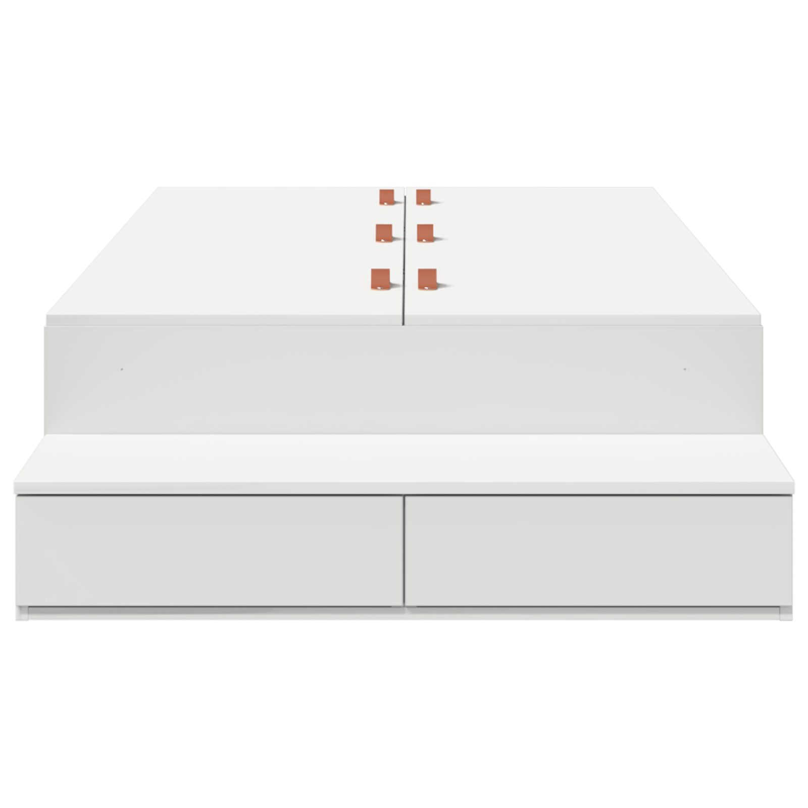 Storage Bed Frame White 80x200 cm - Image 5