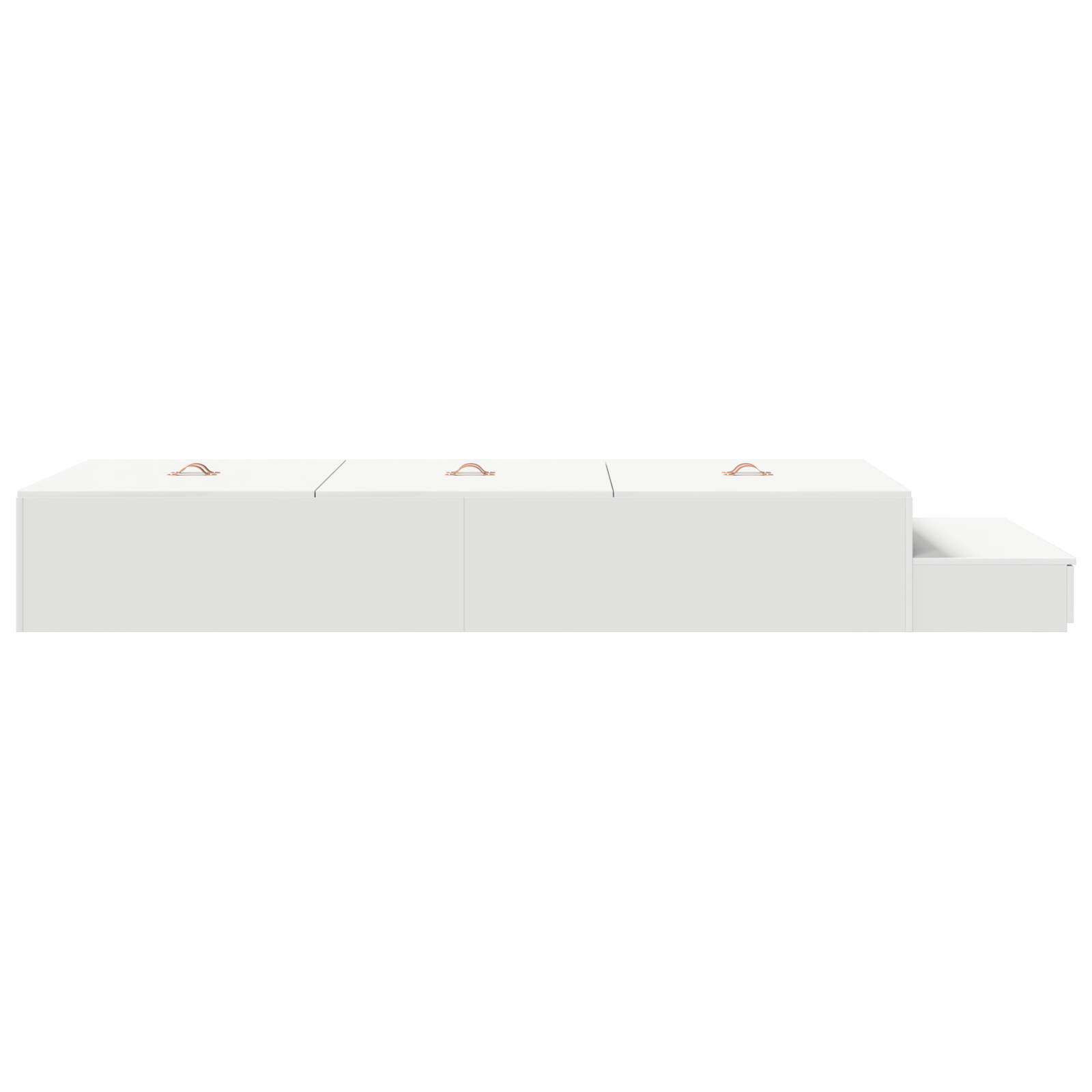 Storage Bed Frame White 80x200 cm - Image 6