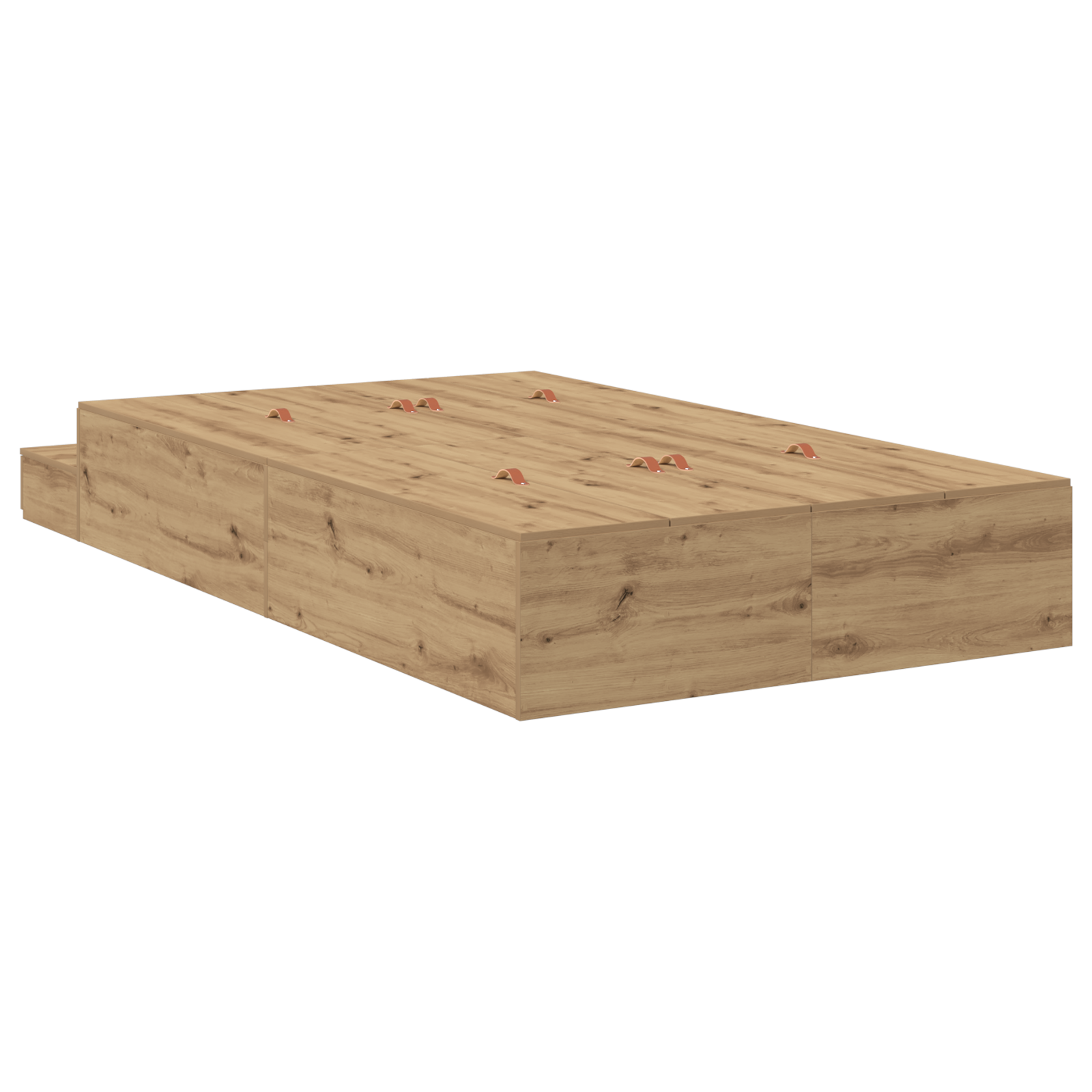 Storage Bed Frame Artisan Oak 120x200 cm - Image 8