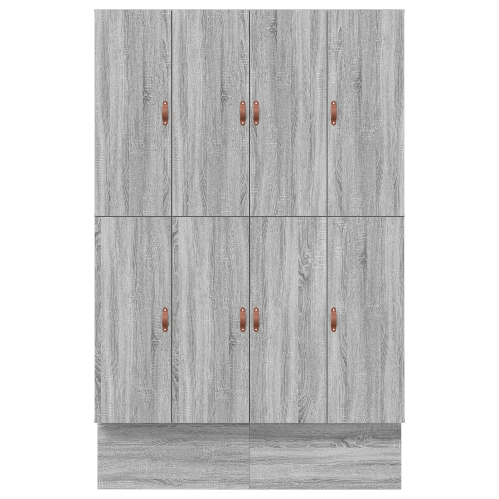 Storage Bed Frame Grey Sonoma 150x200 cm - Image 9