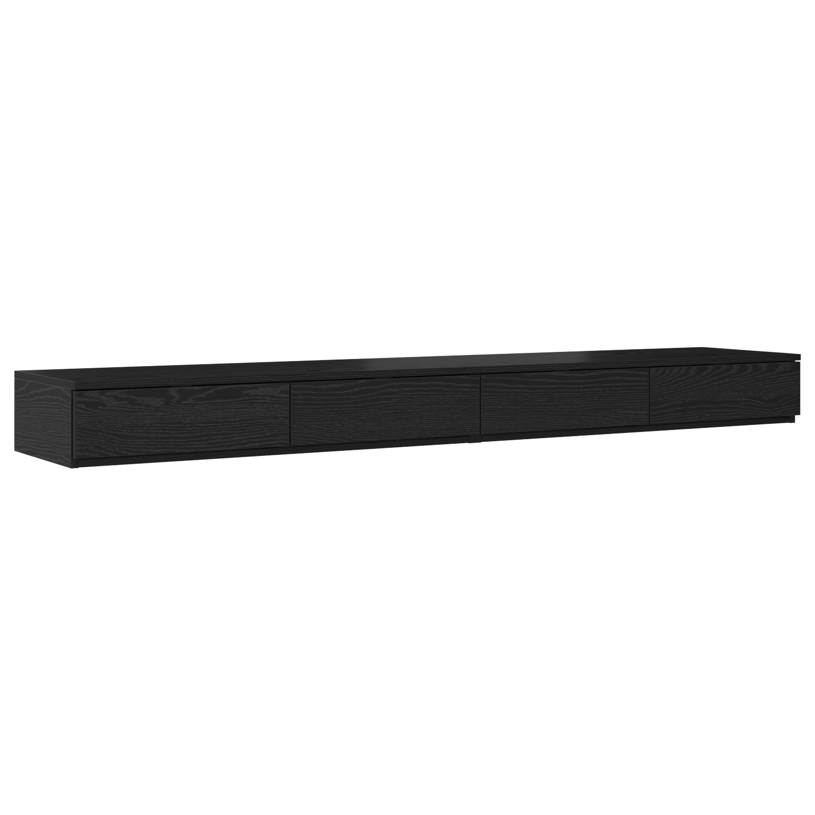 Storage Bed Frame Black Oak 180x200 cm - Image 5