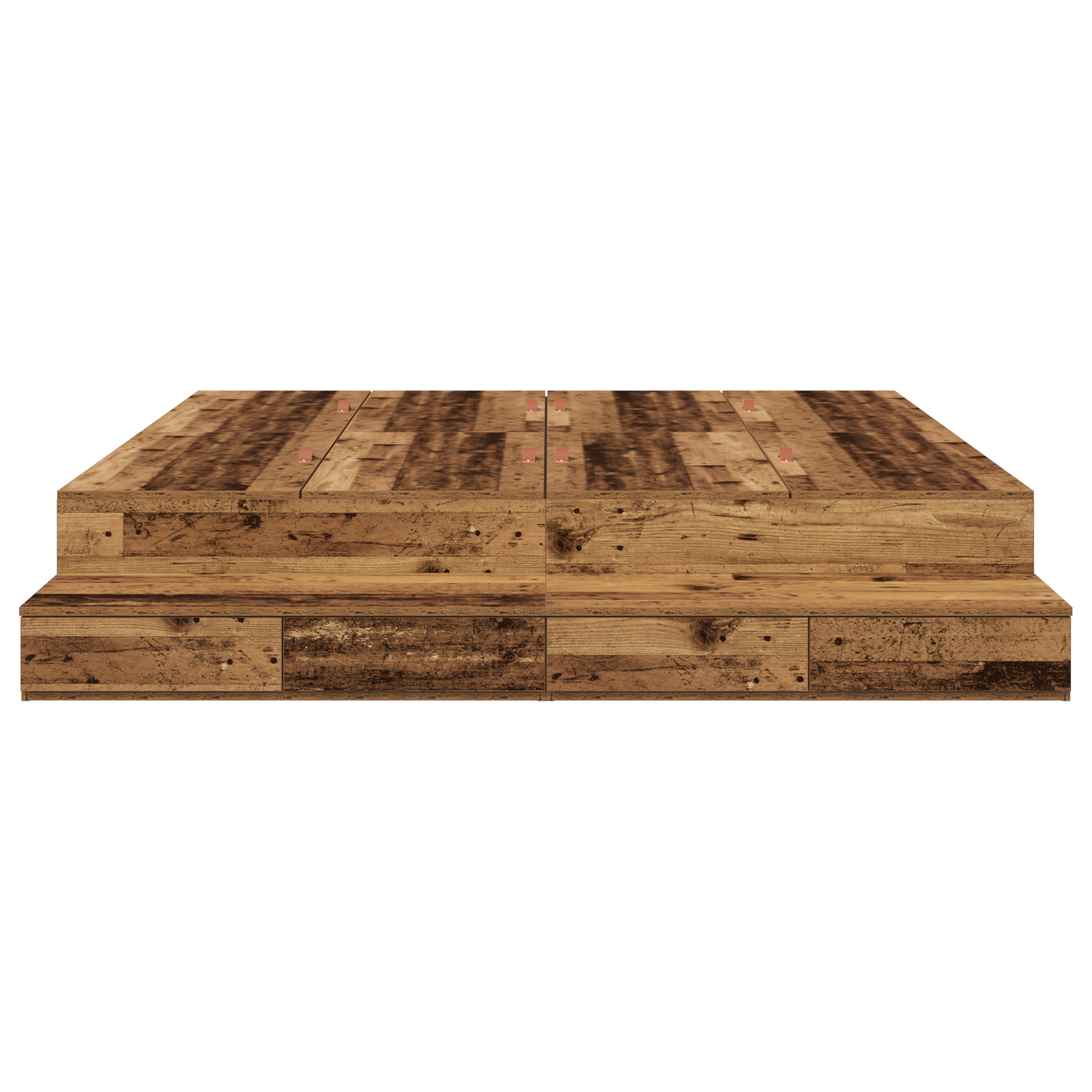 Storage Bed Frame Old Wood 180x200 cm - Image 6