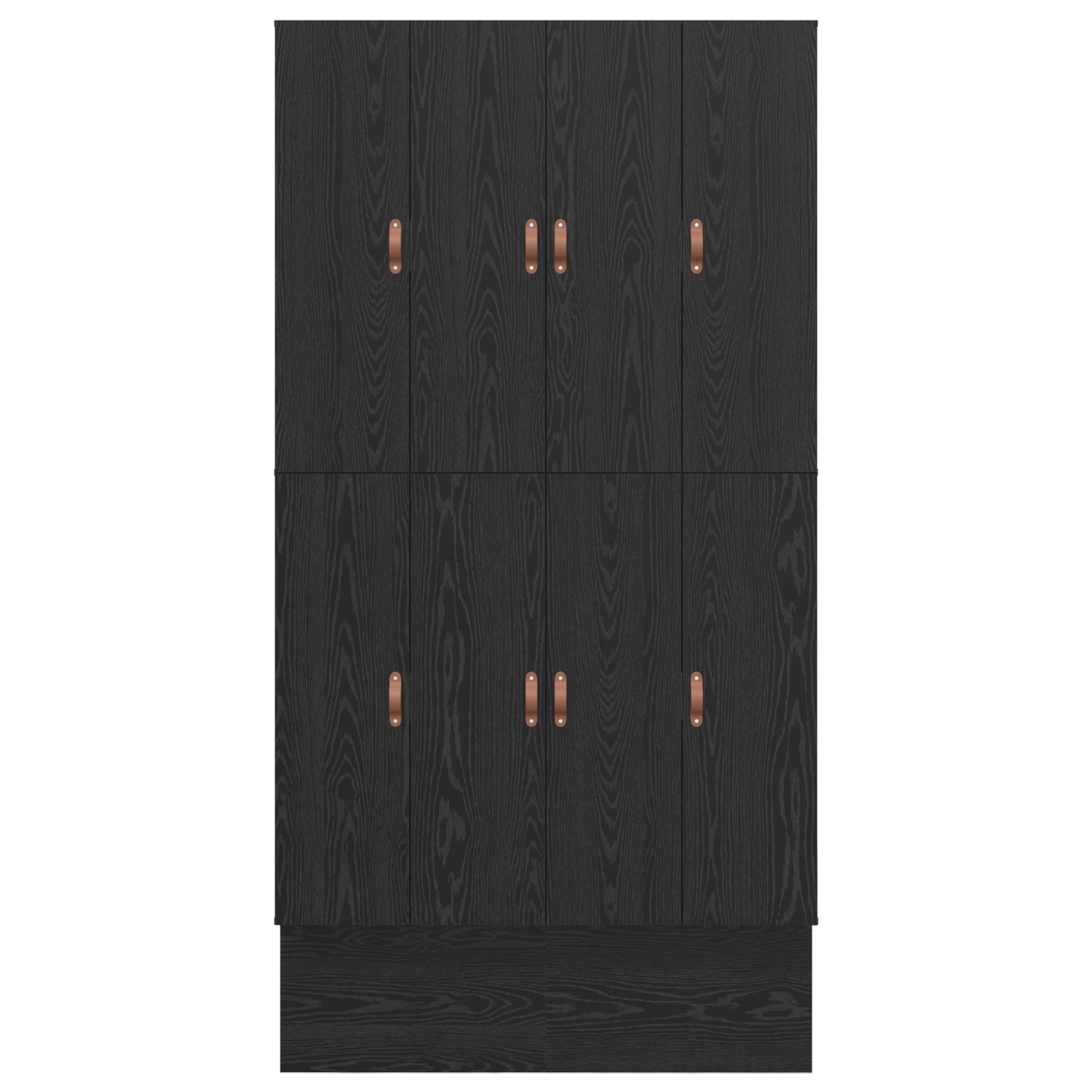 Storage Bed Frame Black Oak 120x190 cm - Image 11