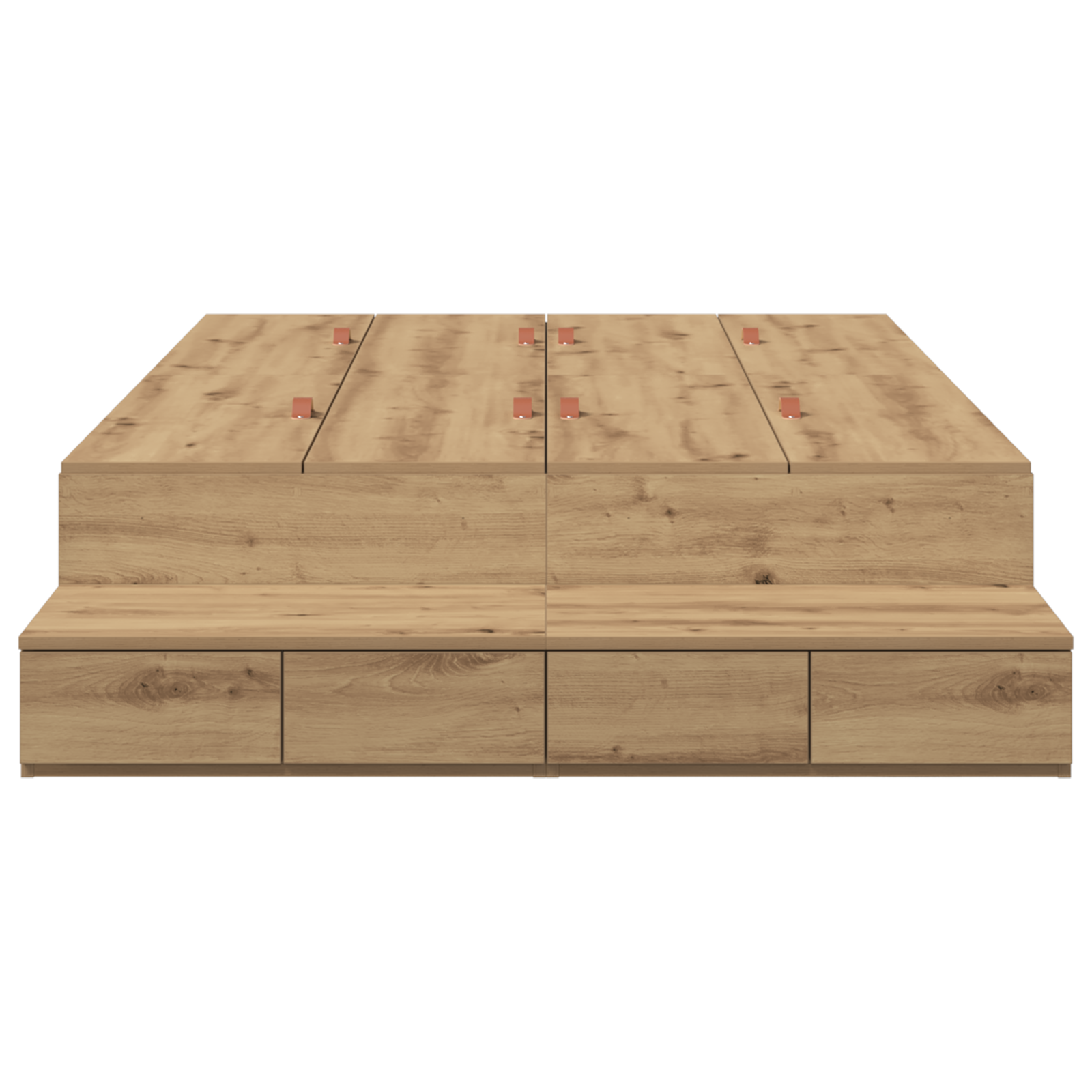 Storage Bed Frame Artisan Oak 120x190 cm - Image 8