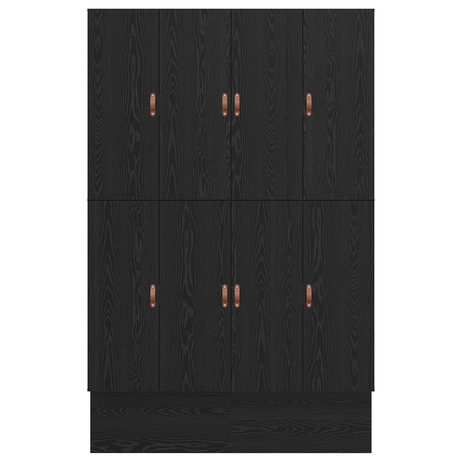 Storage Bed Frame Black Oak 140x190 cm - Image 11