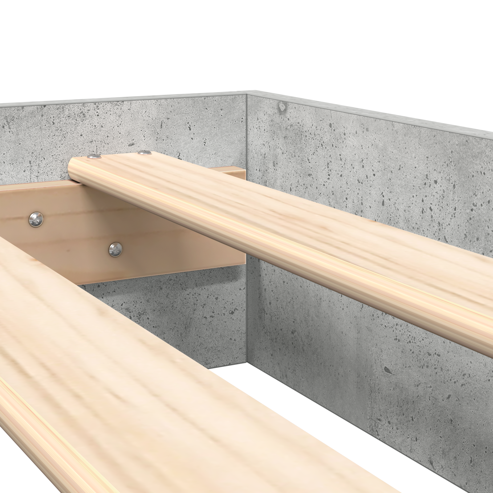 Bibliotekos Lova Betono Pilka 100x200 cm Inžinerinis Medis - Image 10