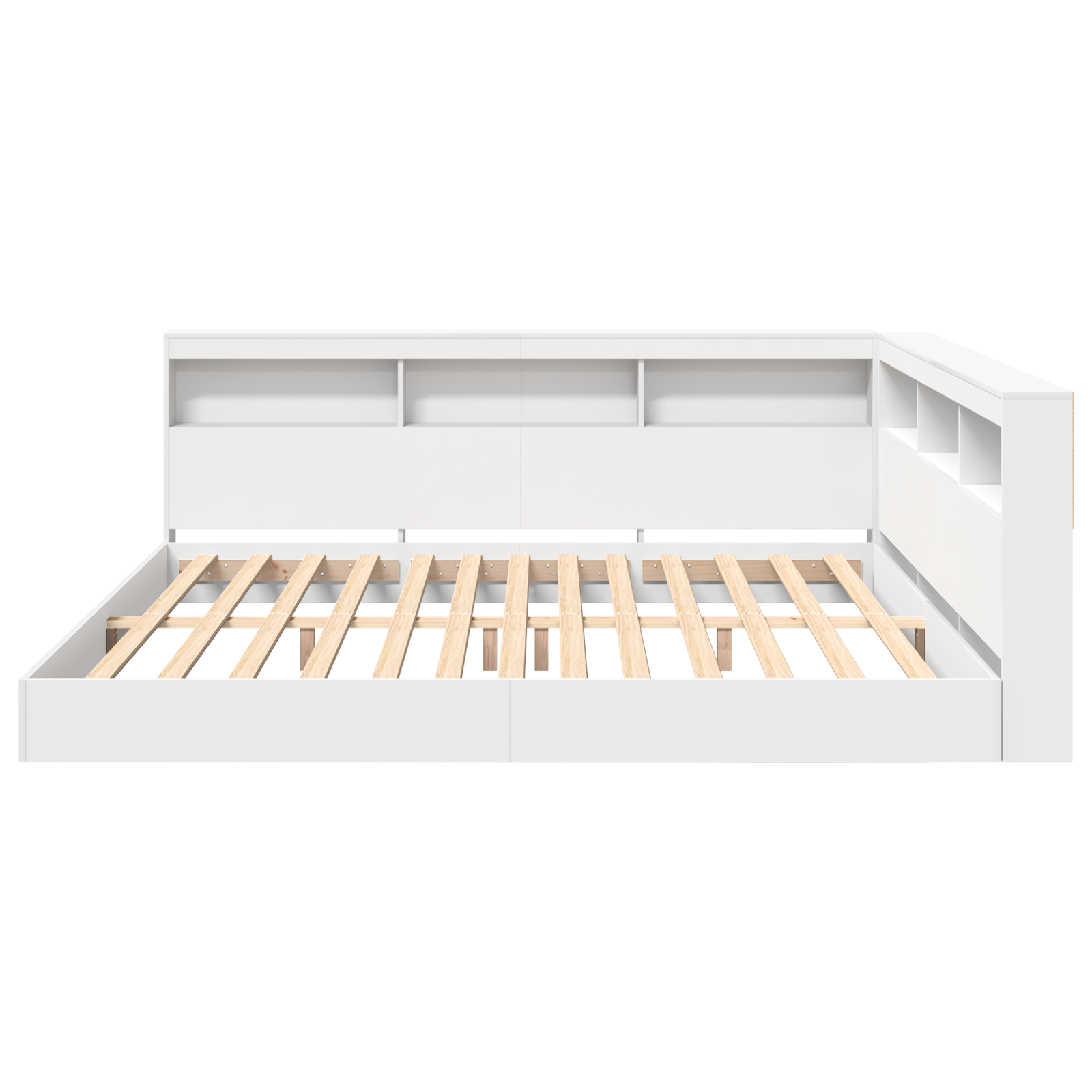 Bookcase Bed White 180x200 cm Engineered Wood - Image 6