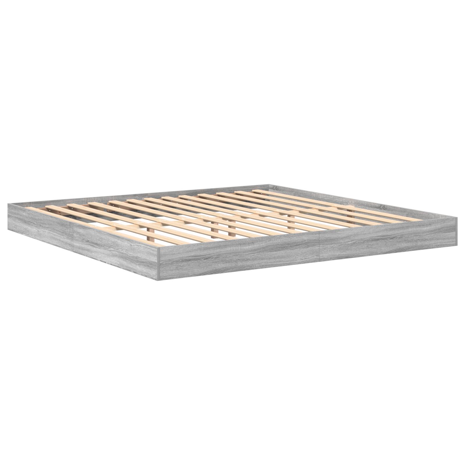 Bookcase Bed Grey Sonoma 180x200 cm Engineered Wood - Image 4