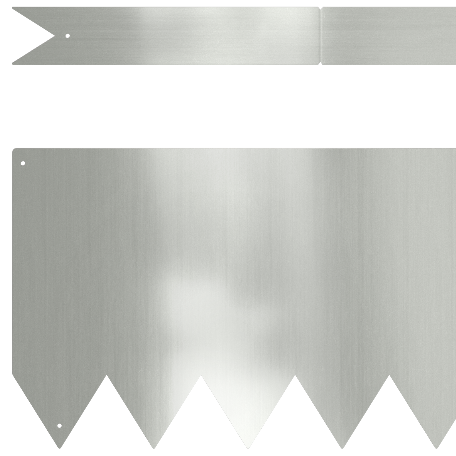 Thumbnail - vidaXL Rasenkanten 50 Stk. 100x0,5x20 cm Verzinkter Stahl