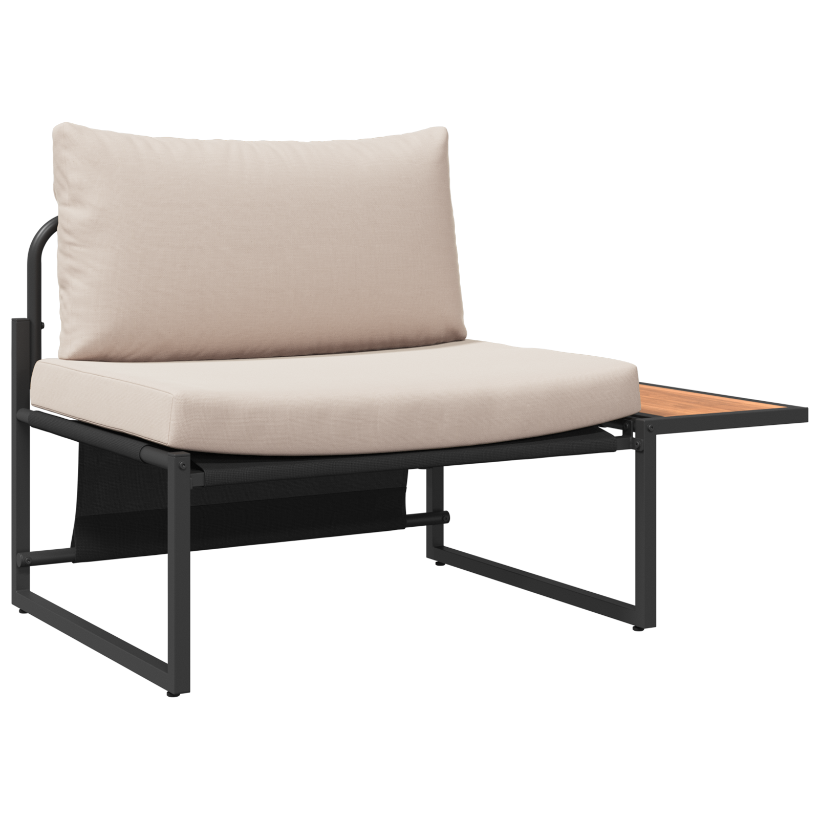 3 Piece Garden Sofa Set with Taupe Cushions - Image 6