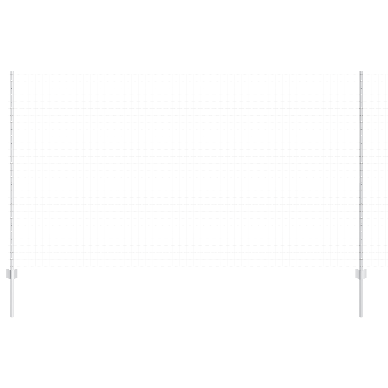 Fence Posts 88 pcs U-Channel Silver 200 cm Steel - Image 3