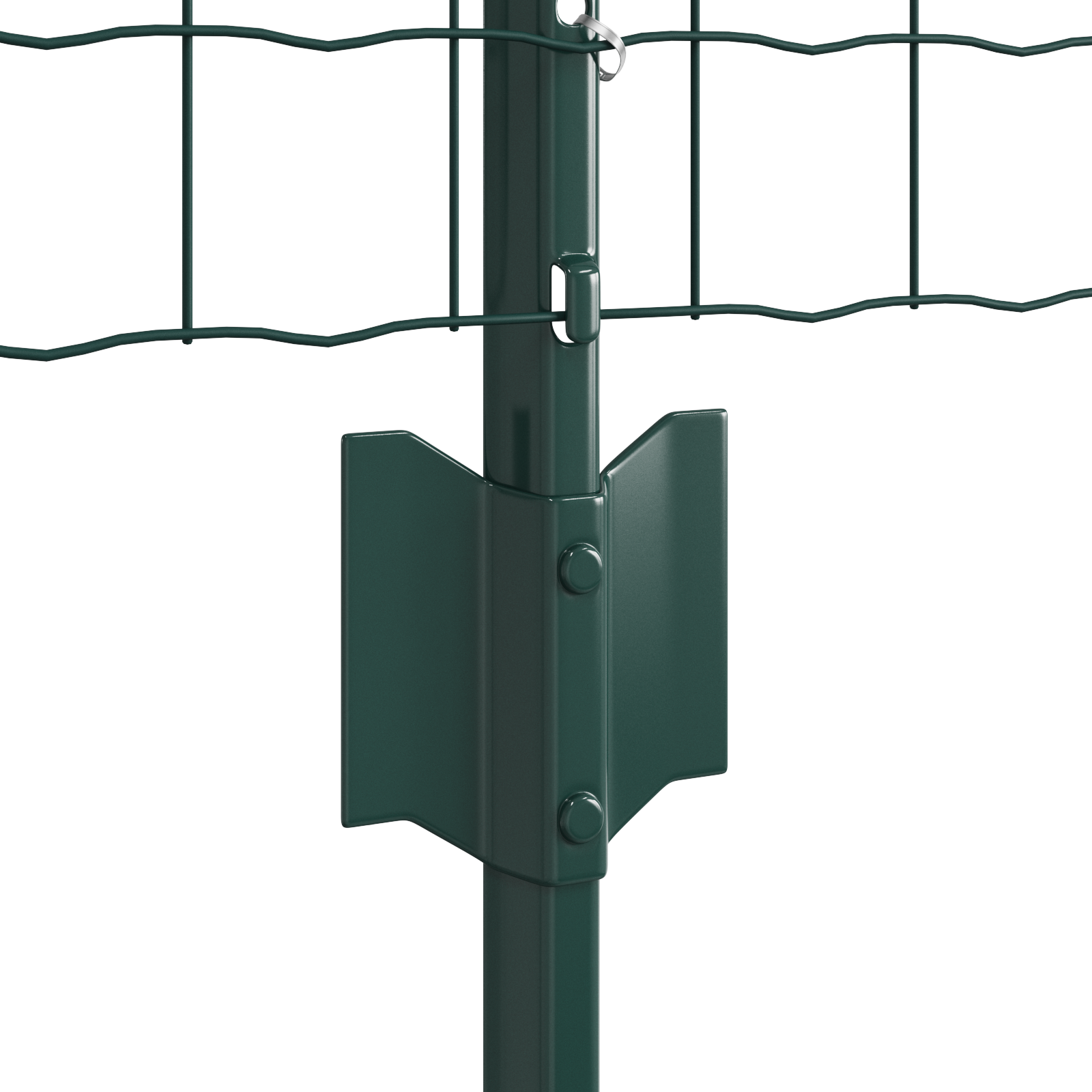 Euro Fence with 5 U Posts Green 0.4x10 m Steel - Image 6