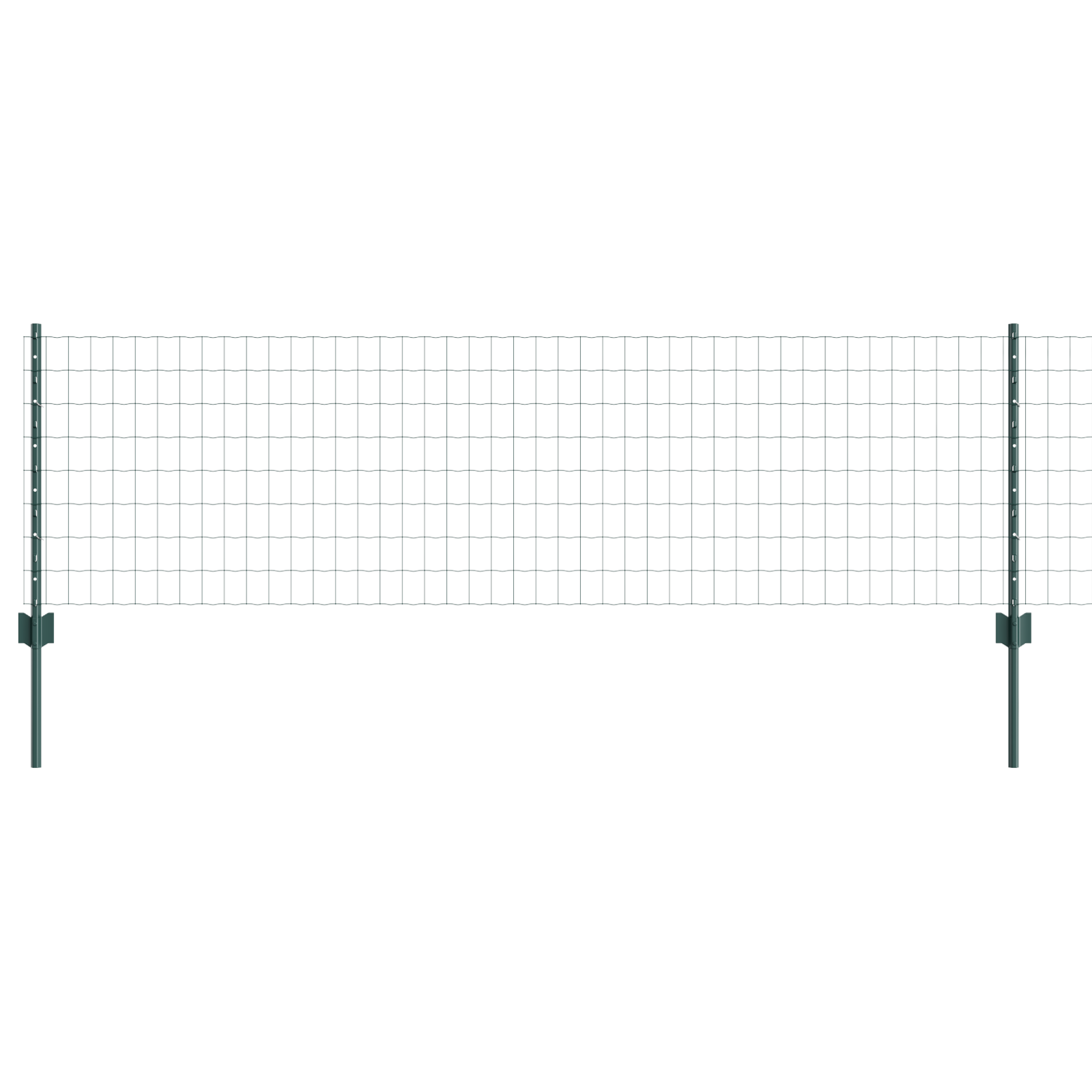 Euro Fence with 5 U Posts Green 0.6x10 m Steel - Image 5