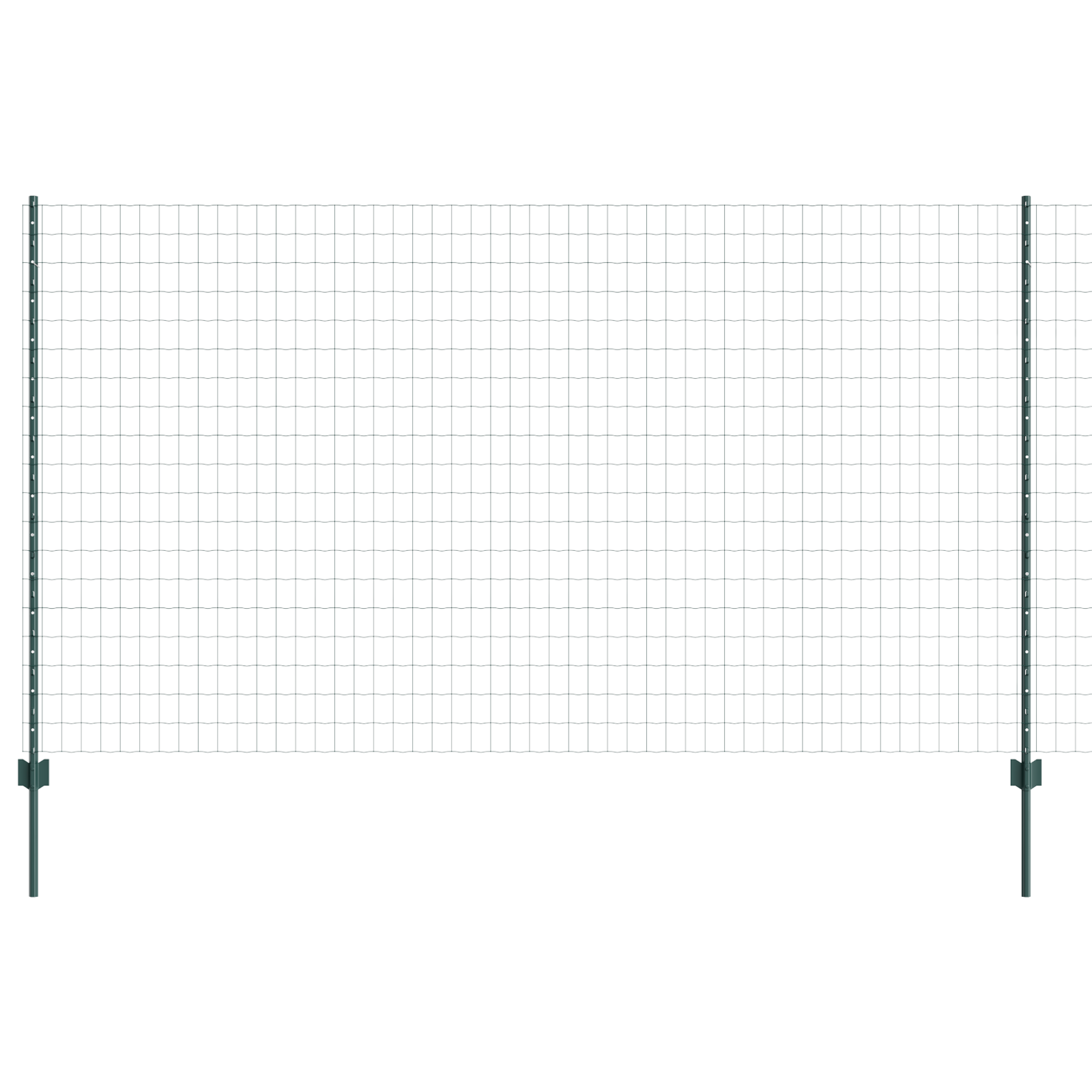 Euro Fence with 5 U Posts Green 1.4x10 m Steel - Image 6