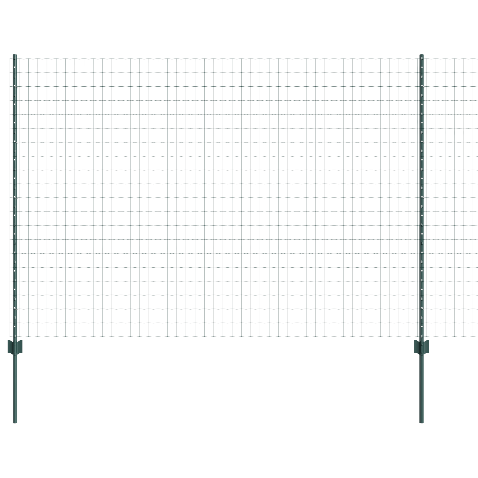 Euro Fence with 5 U Posts Green 1.6x10 m Steel - Image 6