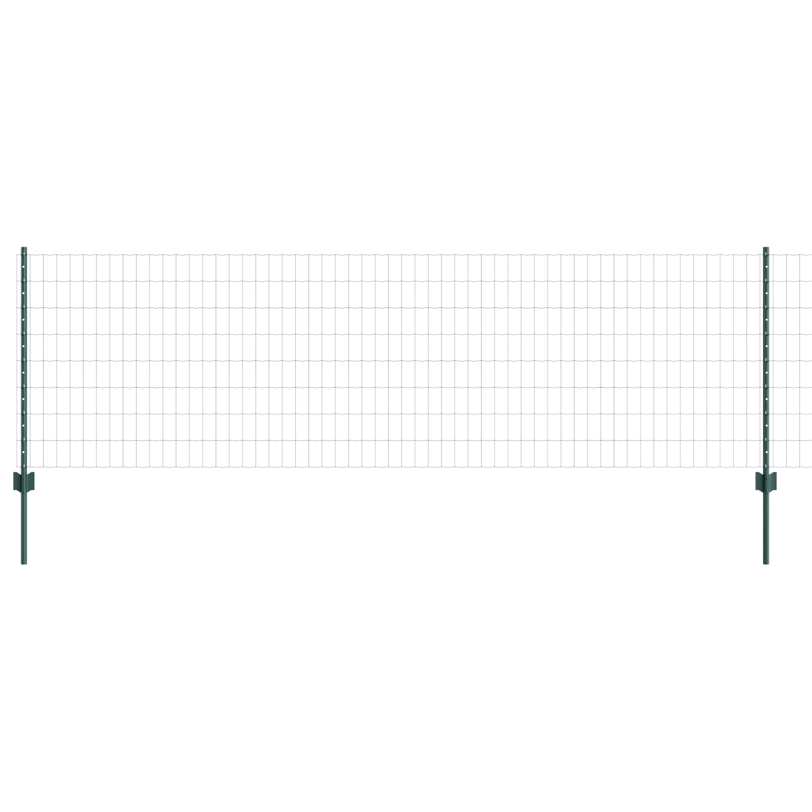 Euro Fence with 5 U Posts Green 0.8x10 m Steel - Image 5