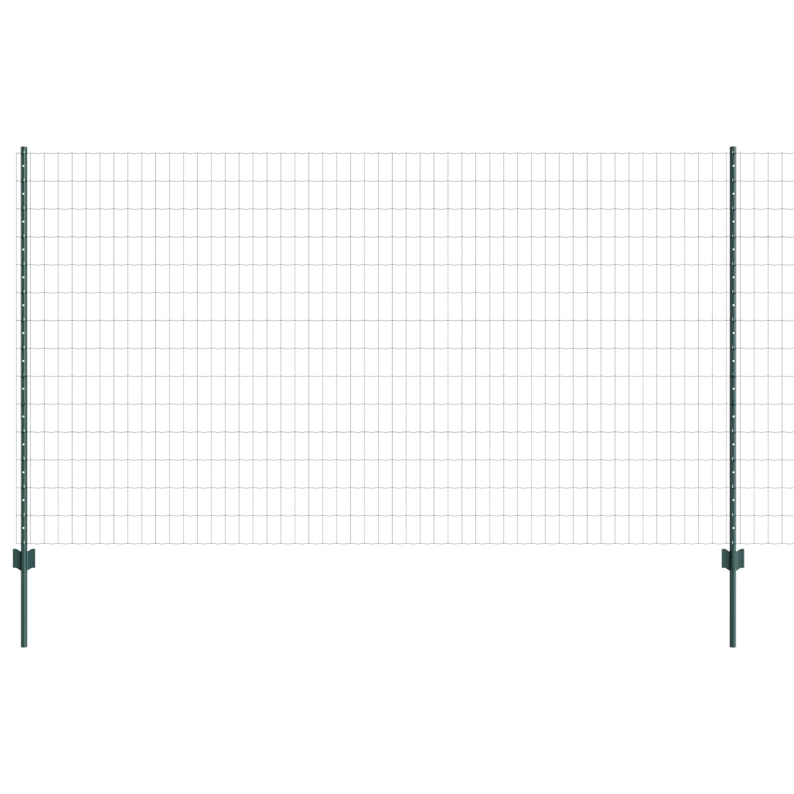 Euro Fence with 5 U Posts Green 1.4x10 m Steel - Image 6