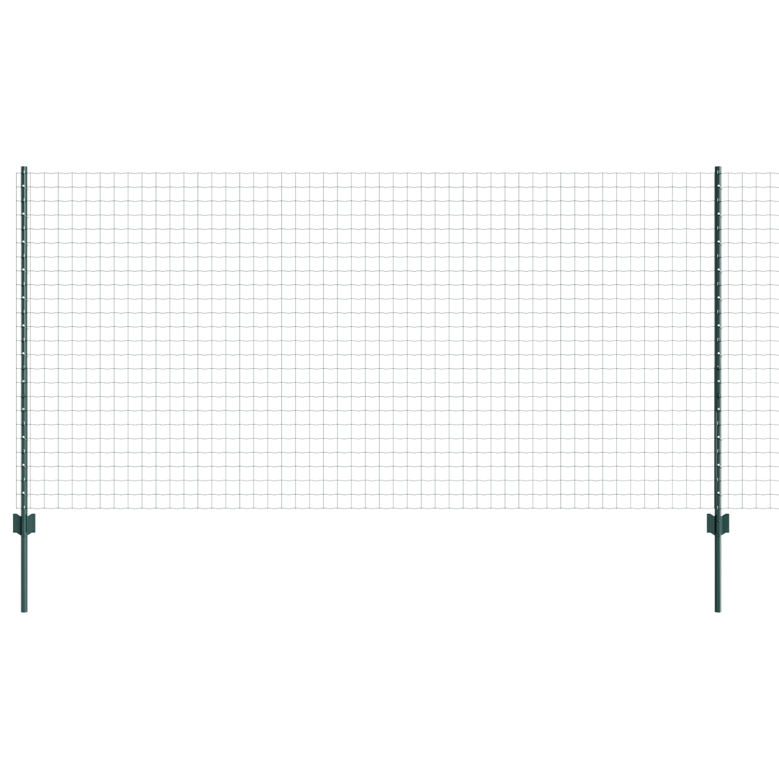 Euro Fence with 11 U Posts Green 1,2x25 m Steel - Image 2
