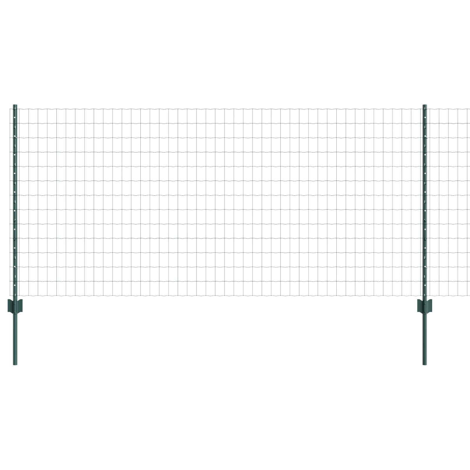 Euro Fence with 11 U Posts Green 1x25 m Steel - Image 2