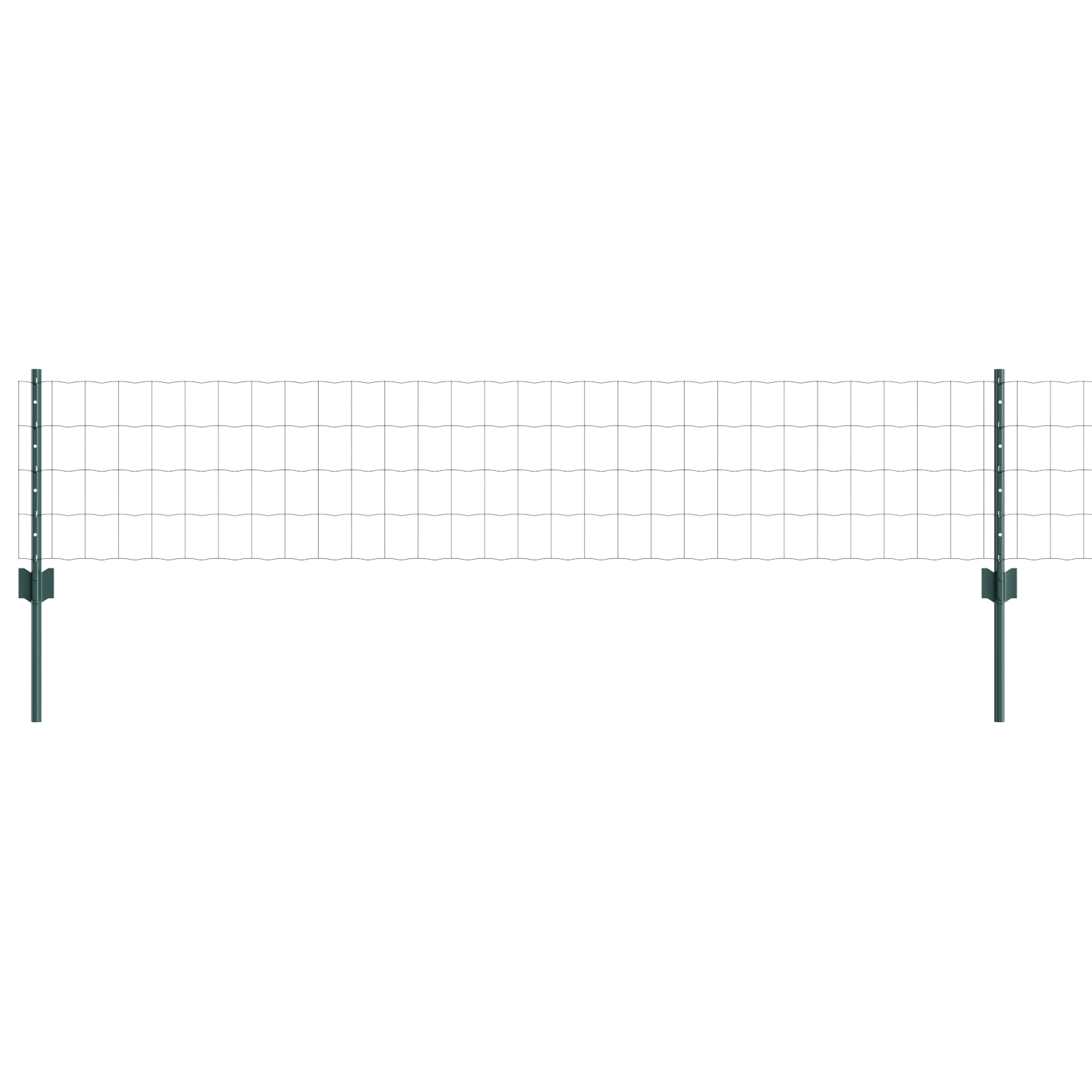 Euro Fence with 11 U Posts Green 0,4x25 m Steel - Image 2