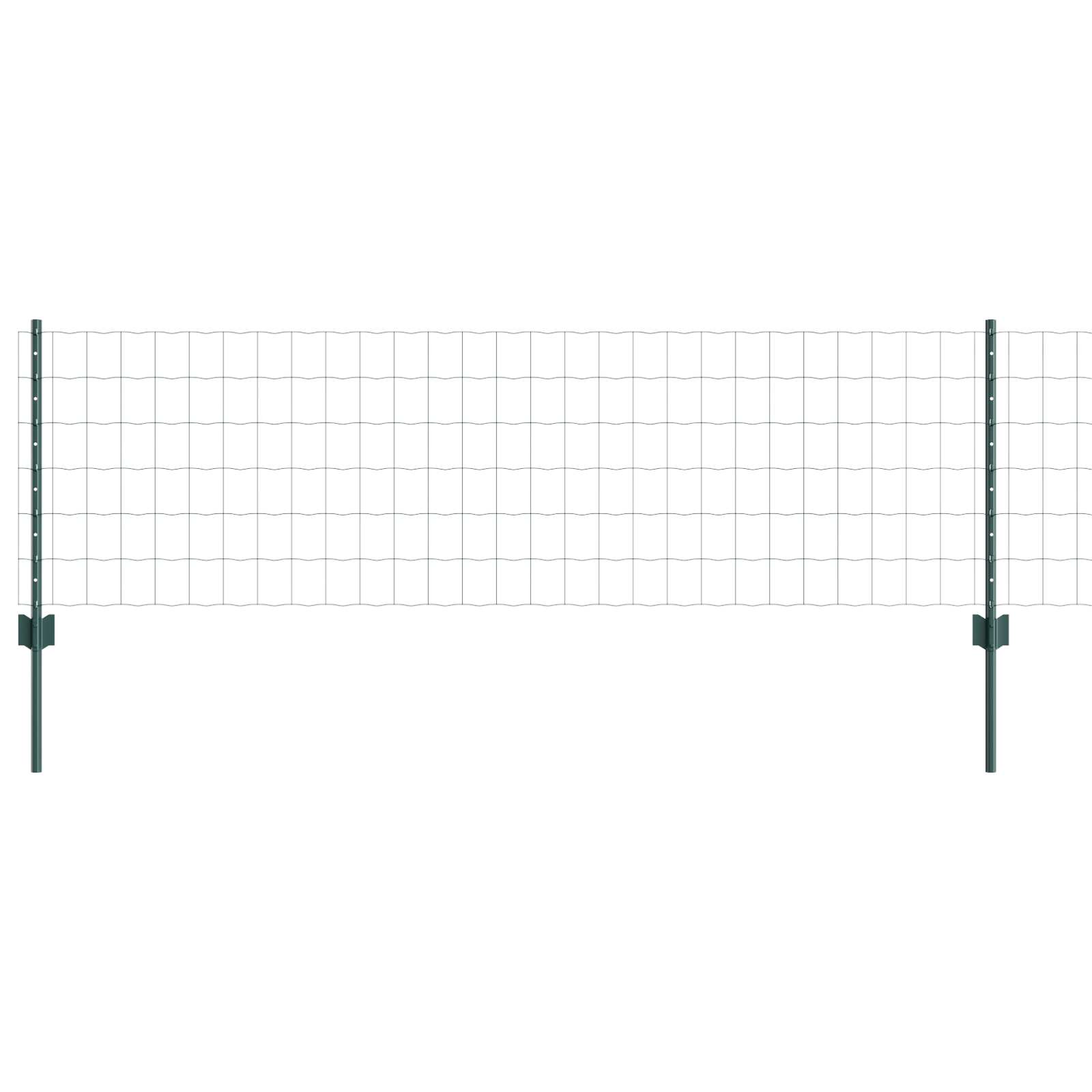 Euro Fence with 11 U Posts Green 0,6x25 m Steel - Image 2