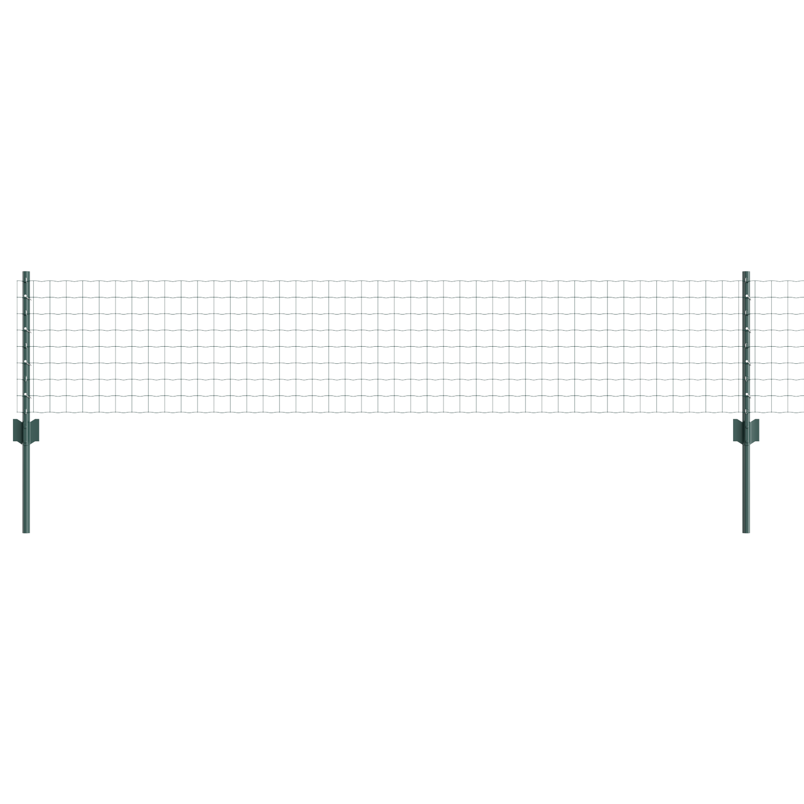 Euro Fence with 22 U Posts Green 0,4x50 m Steel - Image 2